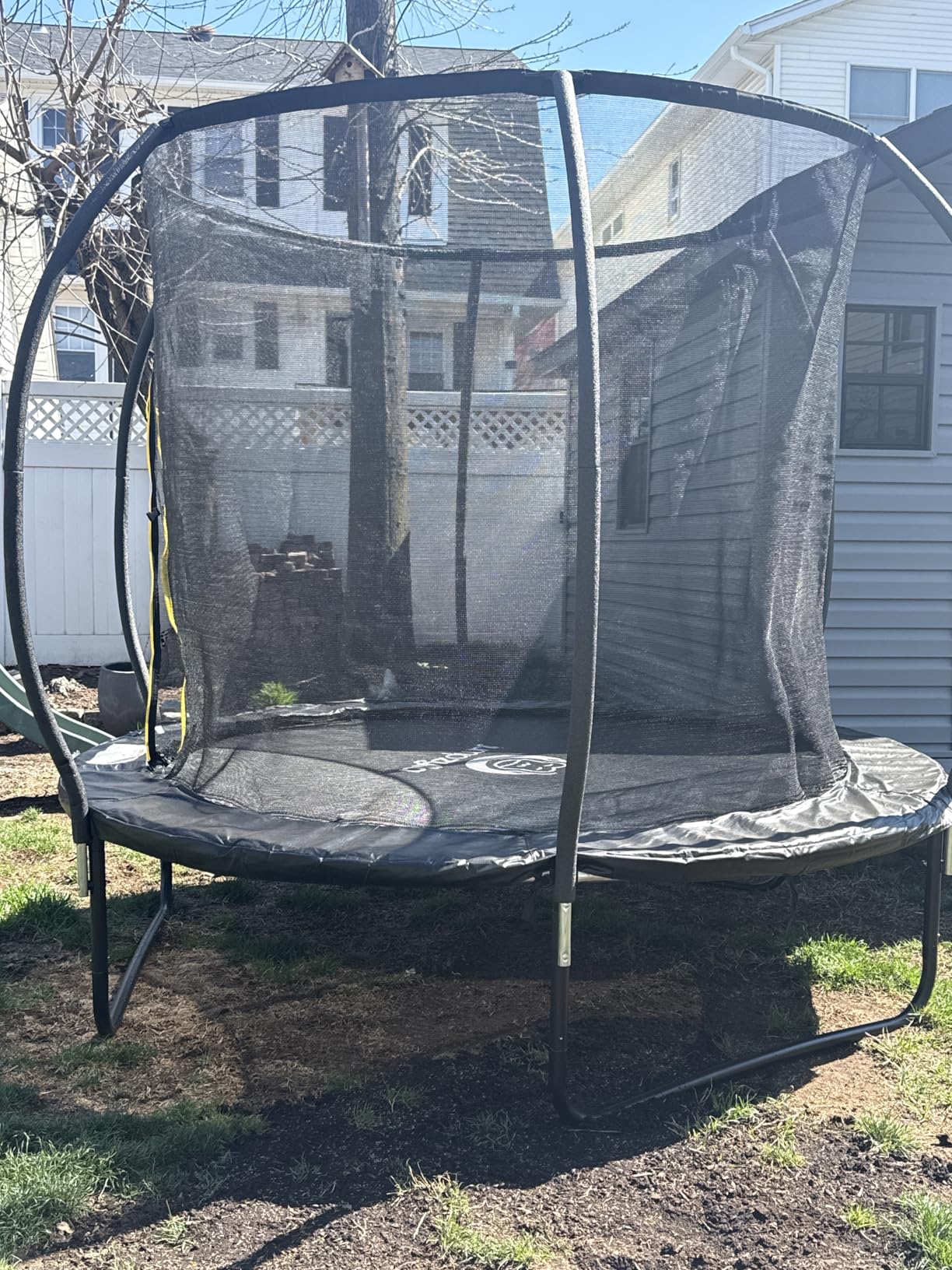 JUMPZYLLA Trampoline Outdoor 8FT 10FT 12FT 14FT 15FT 16FT with Enclosure and Ladder, ASTM Approved Recreational Trampoline for Kids and Adults, Anti-Rust Coated Frame customer photo 2