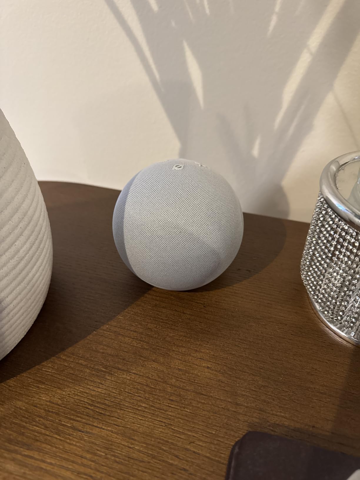 Like-New Amazon Echo Dot (newest model) - Vibrant sounding speaker, Designed for Alexa+, Great for bedrooms, dining rooms and offices, Glacier White customer photo 2