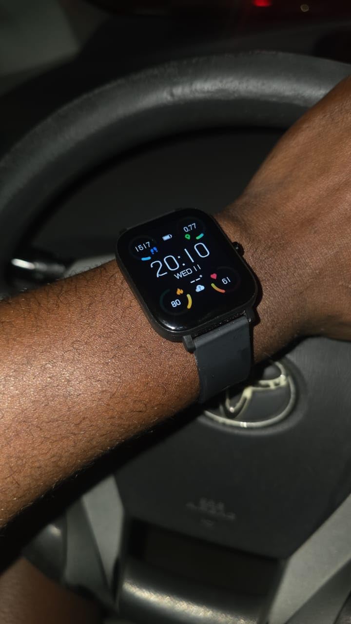 Smart Watch for Men Women Compatible with iPhone Samsung Android Phone 1.69 inch Full Touch Screen IP68 Waterproof Bluetooth Fitness Tracker Heart Rate/Sleep Monitor customer photo 1