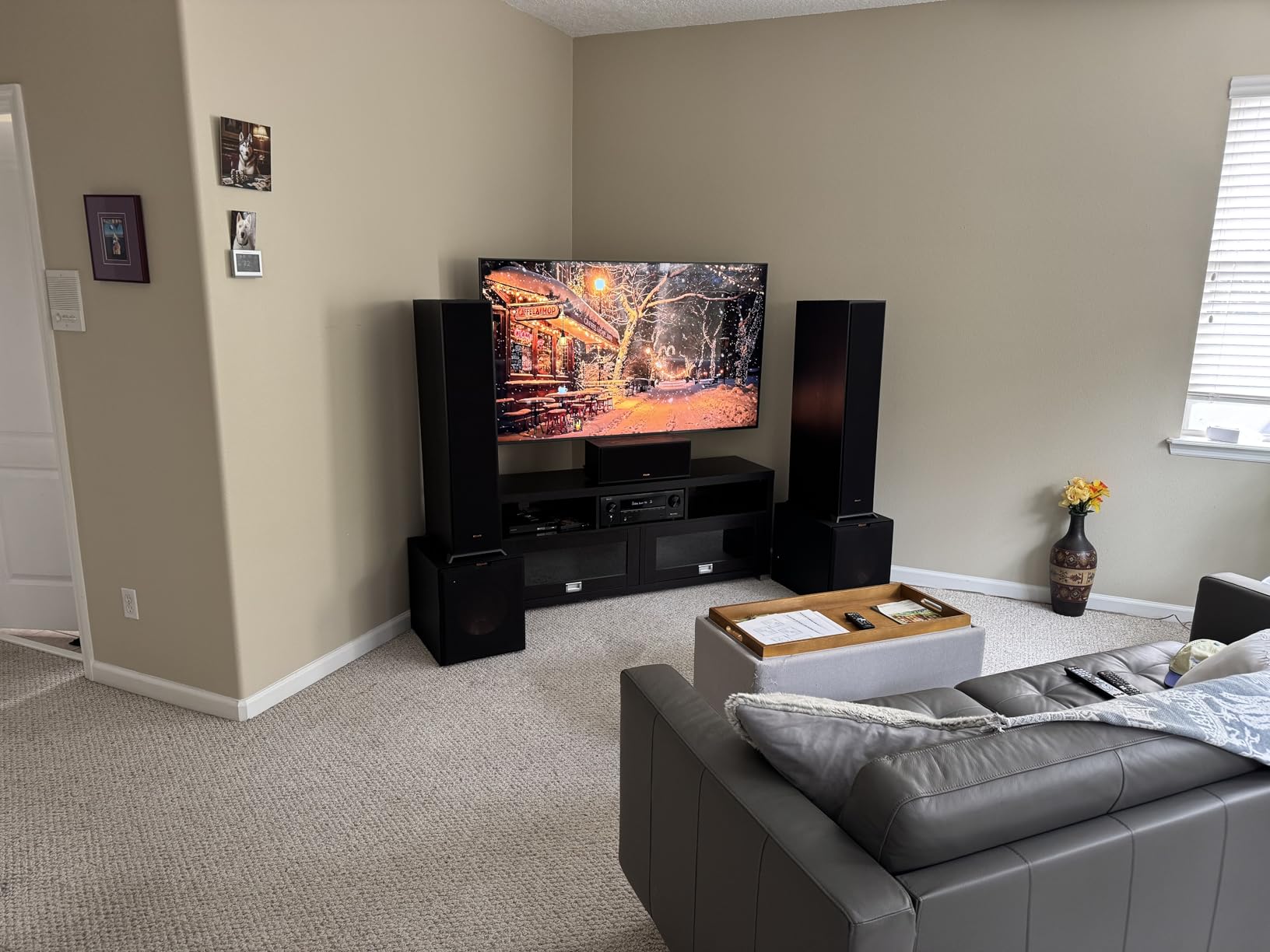 Klipsch Reference Dolby Atmos Home Theater Bundle with R-625FA Floorstanding Speakers, R-52C Center, R-41M Surrounds, R-12SW 12