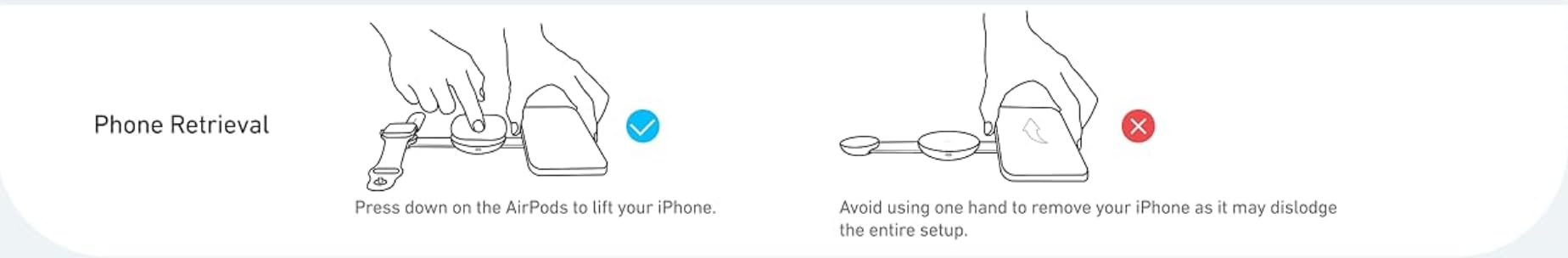 Belkin MagSafe 3-in-1 Wireless Charging Pad - Fast Wireless Charging for Apple Watch, iPhone 17, iPhone 16, iPhone 15, & iPhone 14 Series, & AirPods - Charging Station for Multiple Devices - Black customer photo 2