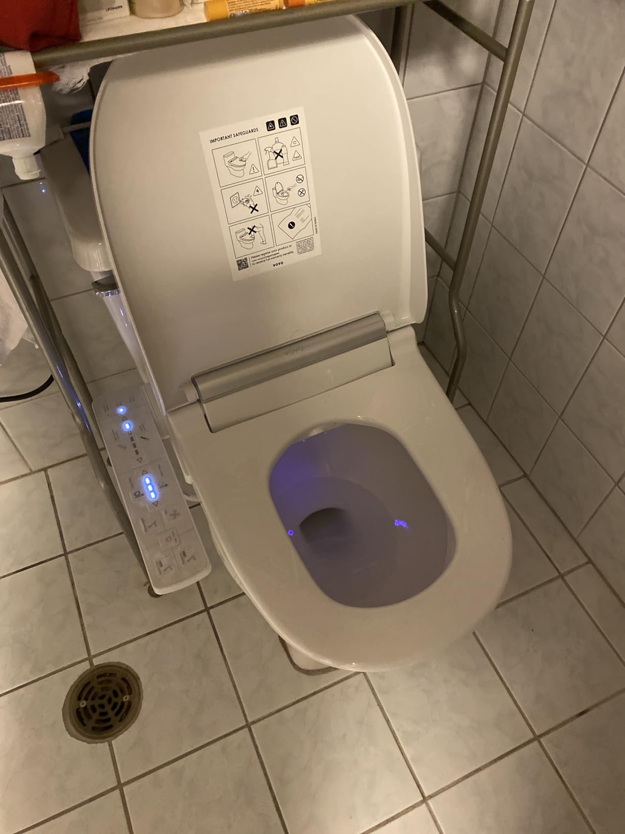 VOVO STYLEMENT TCB-8100B Smart Toilet for bathrooms, Elongated One Piece Toilet, 1.12 GPF, Auto Dual Flush, ADA Chair Height, Heated Seat, Made in Korea customer photo 1