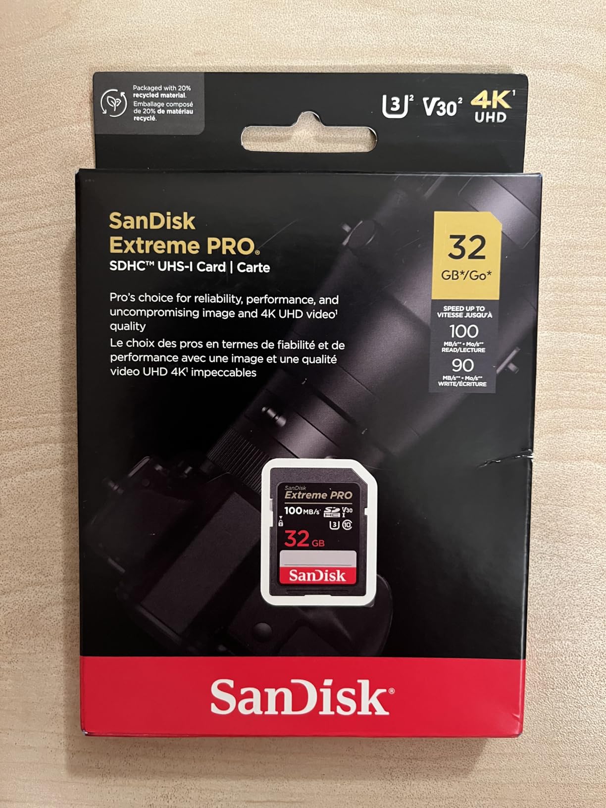 SanDisk 64GB Extreme PRO SDXC UHS-I Memory Card - C10, U3, V30, 4K UHD customer photo 2