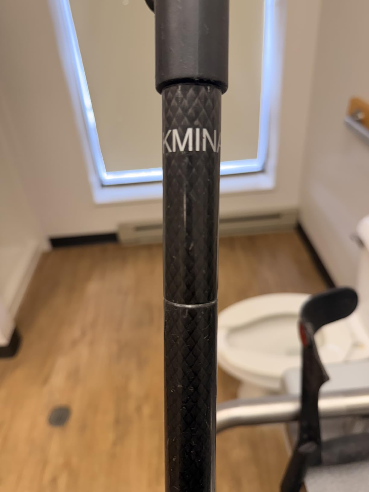 KMINA Foldable Forearm Crutches of Carbon Fiber (x2 Units), Open Cuff, Lightweight, Folding Crutches, Made in Europe, PRO Model customer photo 1