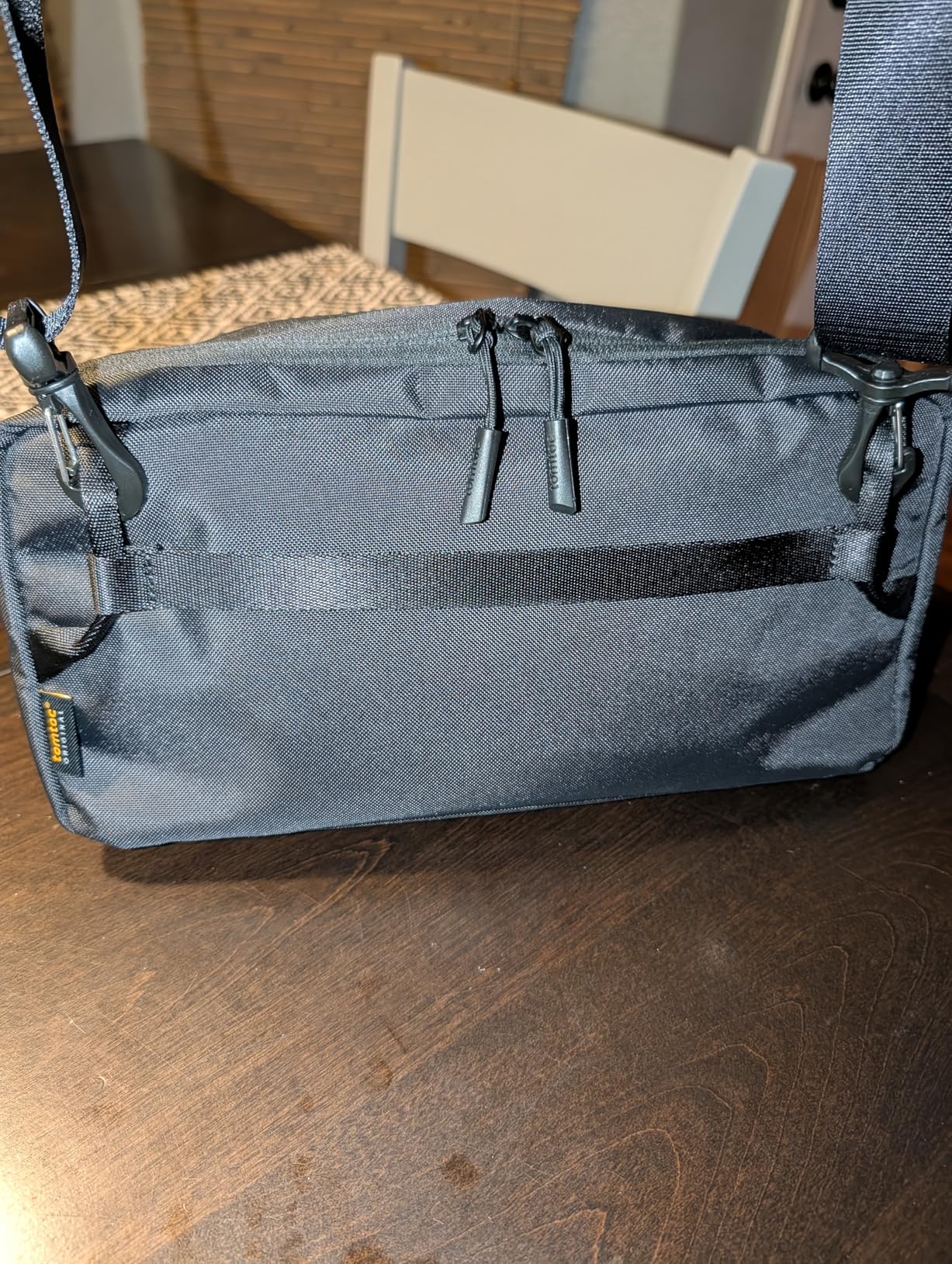 tomtoc Carrying Case for Steam Deck/OLED/Nintendo Switch 2/Rog Xbox Ally X, Storage Portable Bag, Protective Shoulder Bag with Pockets Fit Console, AC Adapter, Dock, Compact Pack for Daily Use, Travel customer photo 2