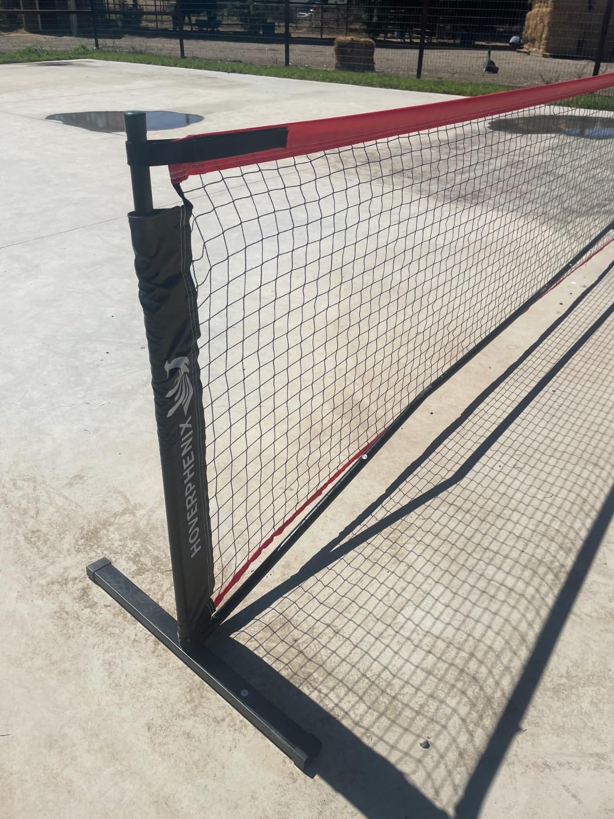 Pickleball Net for Driveway, Portable Pickleball Net System with Regualtion Size 22FT Pickle Ball Net, Outdoor Pickleballs, Carry Bag, Weather Resistant Metal Frame customer photo 2
