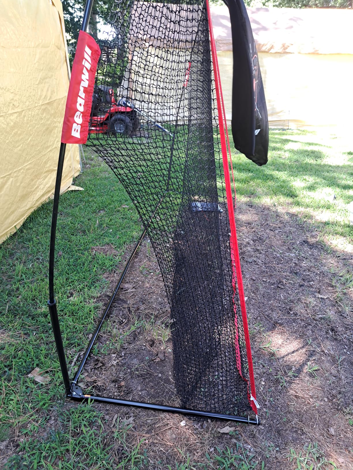 Bearwill Golf Net, 10x7ft Heavy Duty Golf Practice Nets with Mat, Target Cloth, 8 Tees, 6 Balls, Carry Bag for Backyard Driving Chipping Indoor Outdoor Training customer photo 2