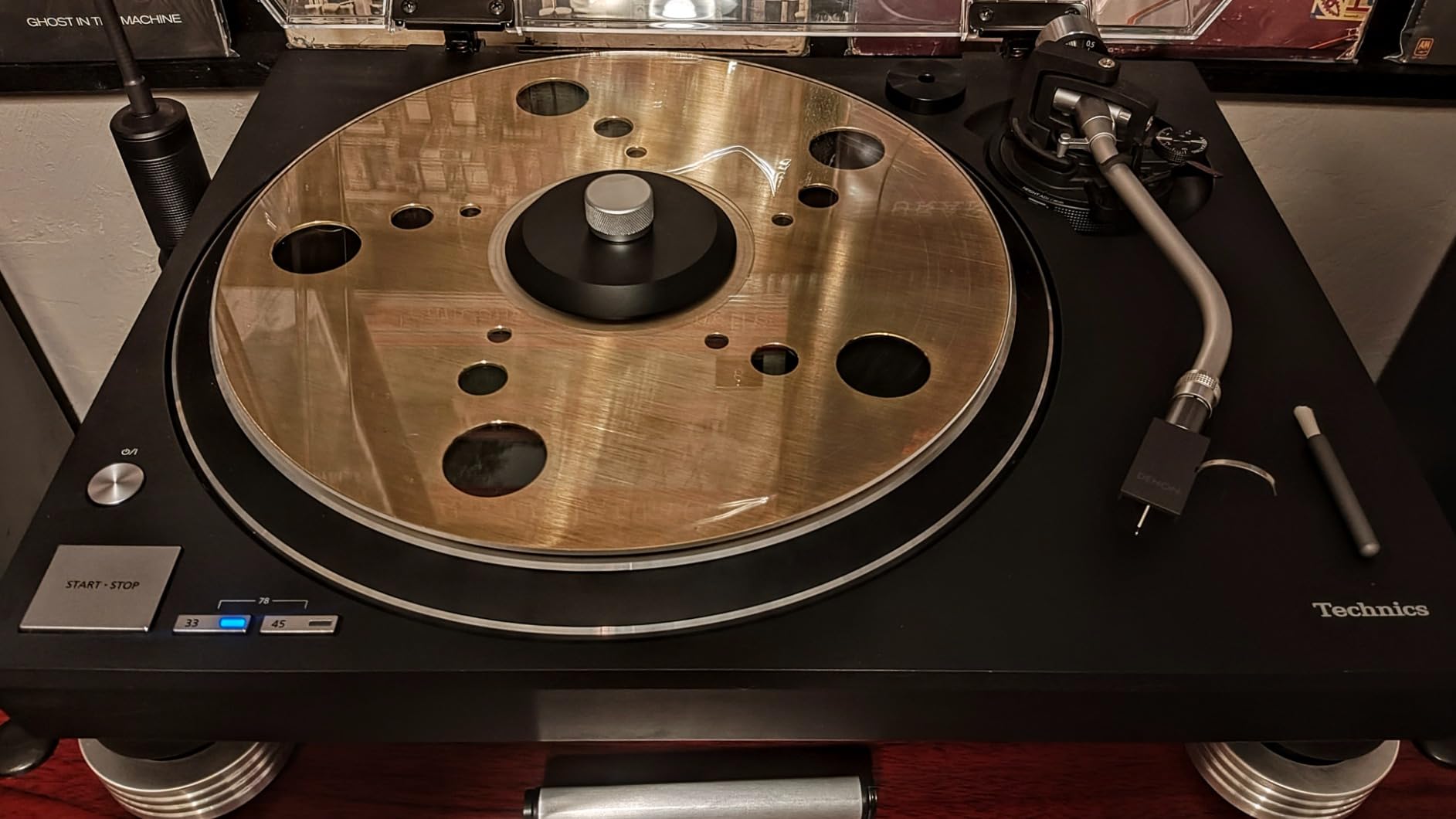 Technics SL-100C Premium Class HiFi Record Player with Coreless Direct Drive Motor, Auto-Lift Tonearm, Audiophile-Grade Cartridge - Black customer photo 2