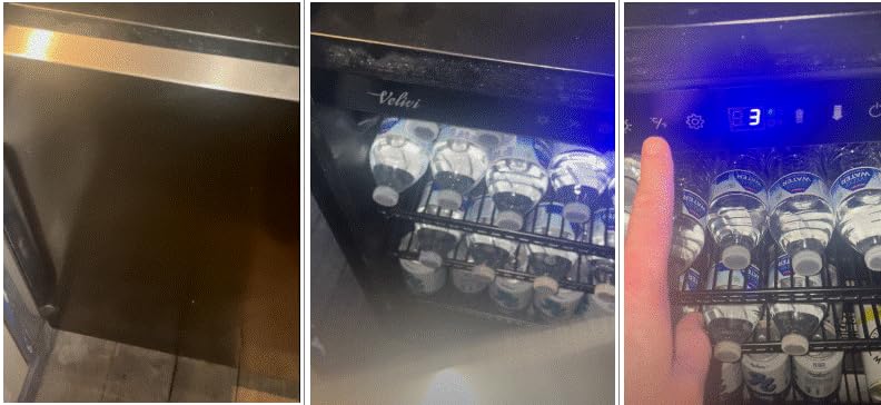 Velivi Wine Cooler Refrigerator, 179 Bottles Professional Wine Fridge with Powerful Compressor, Quiet Operation and Elegant Design customer photo 1