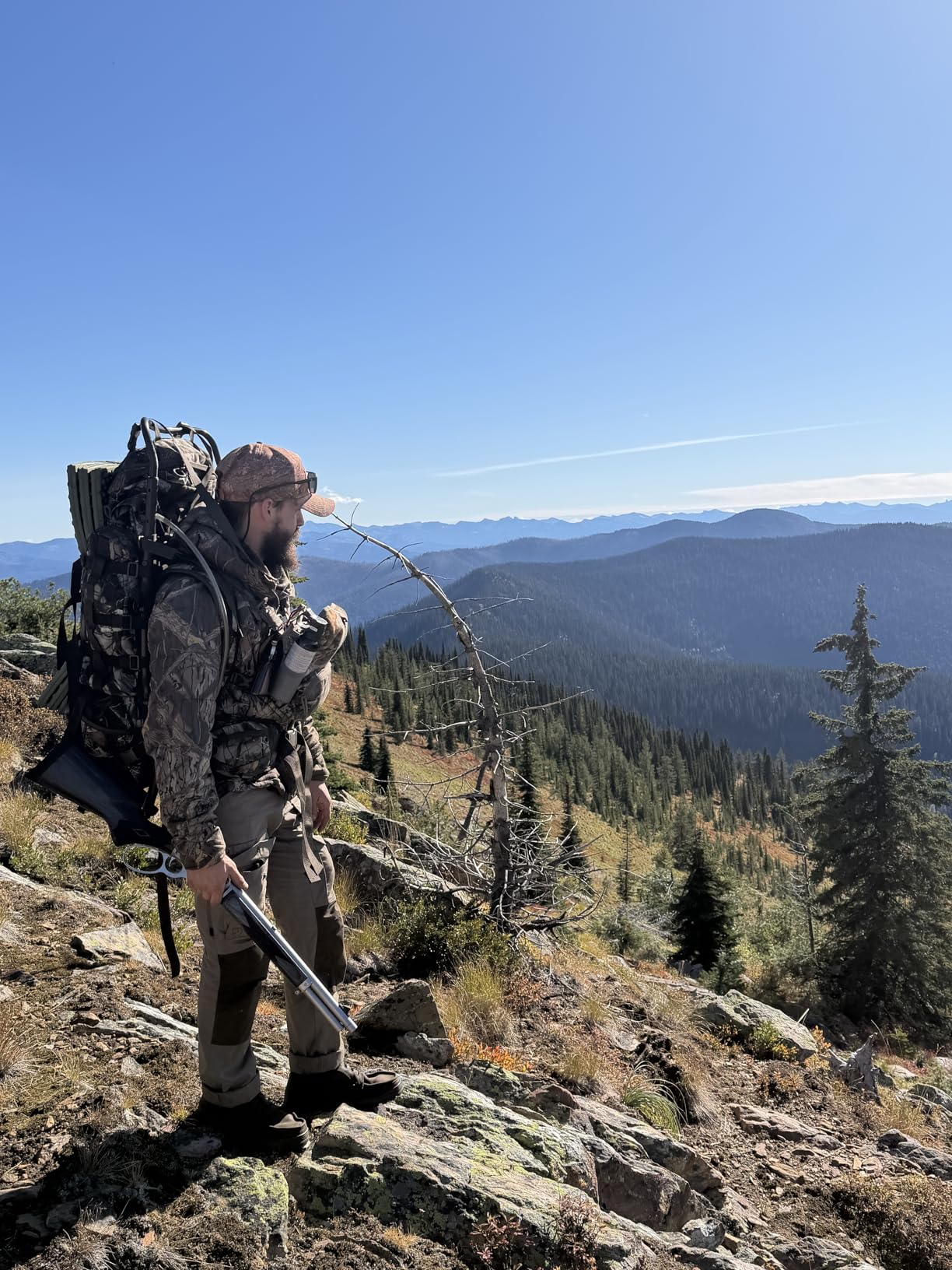TIDEWE Hunting Backpack 5500cu with External Frame and Rain Cover customer photo 1