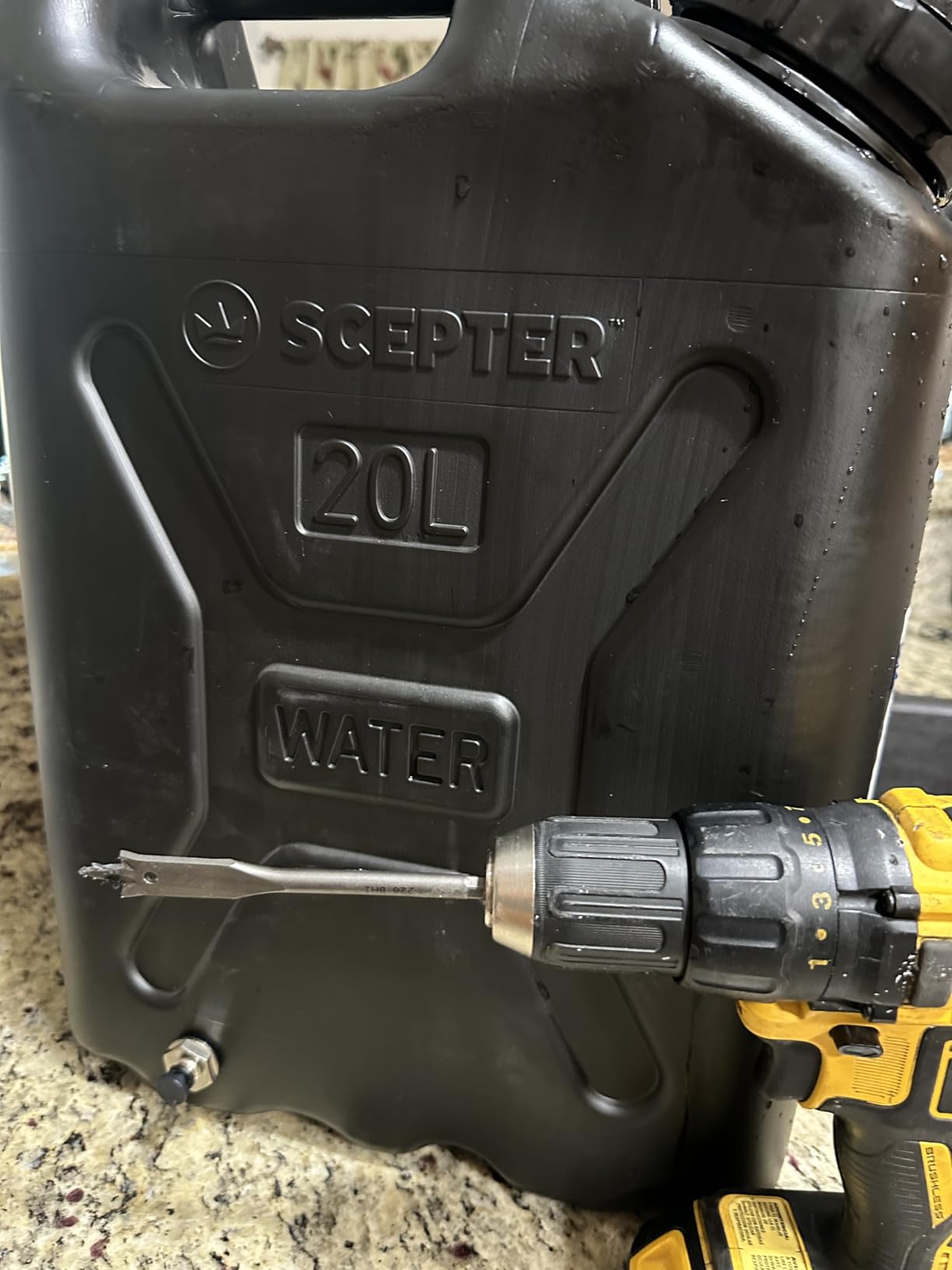 Scepter Military Water Container for Camping/Emergency/Off-Road, 5 Gallon, Black customer photo 2