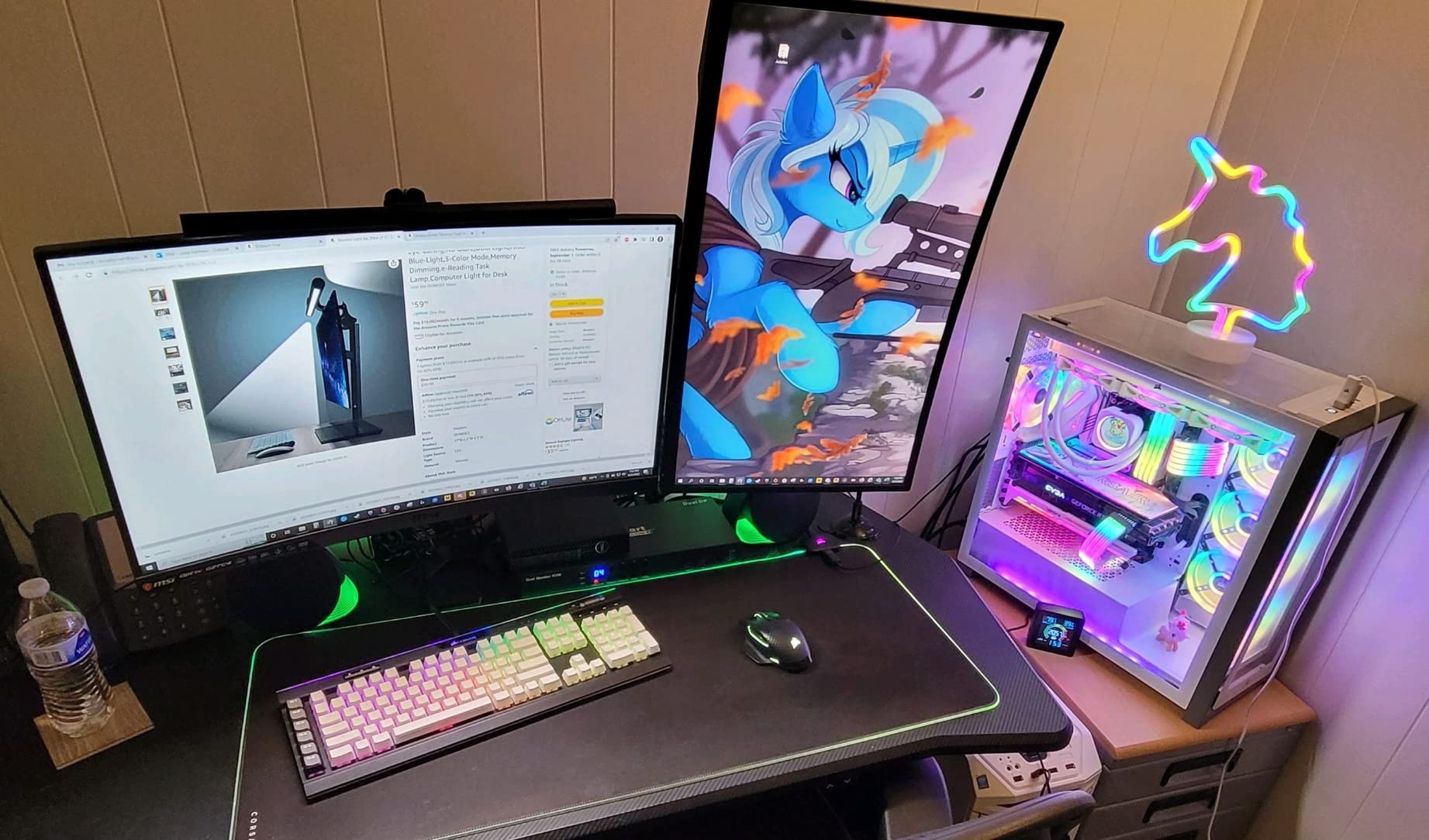 OOWOLF Monitor Light Bar with Remote, Ra95 Computer Monitor Lamp for Eye Caring, USB Reading Lamp Task Lamp, Dimmable Light Bar with Backlight, No Glare Space Saving Home Office 16.14
