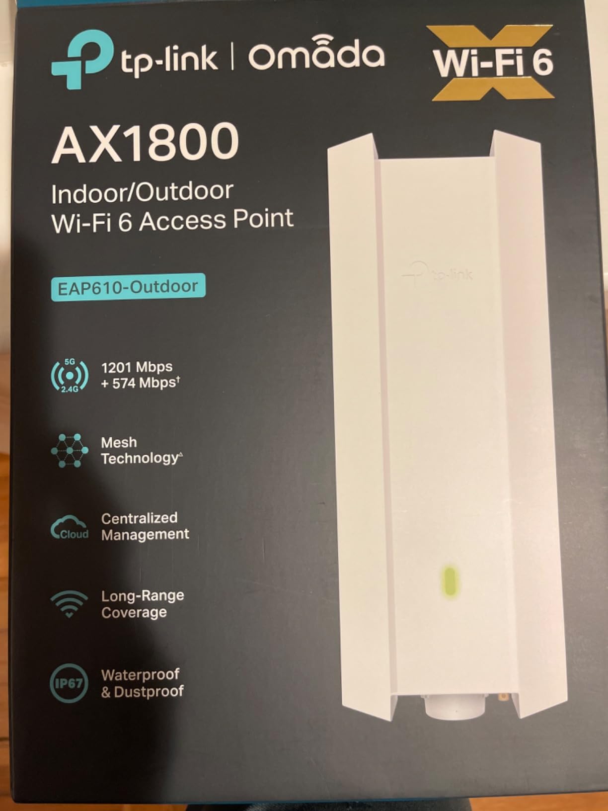 TP-Link EAP653 Wireless Access Point w/o DC Adapter | Ultra-Slim | Omada True Wi-Fi 6 AX3000 | Mesh, Seamless Roaming, WPA3, MU-MIMO | Remote & App Control | PoE+ Powered | Multiple Controller Options customer photo 2