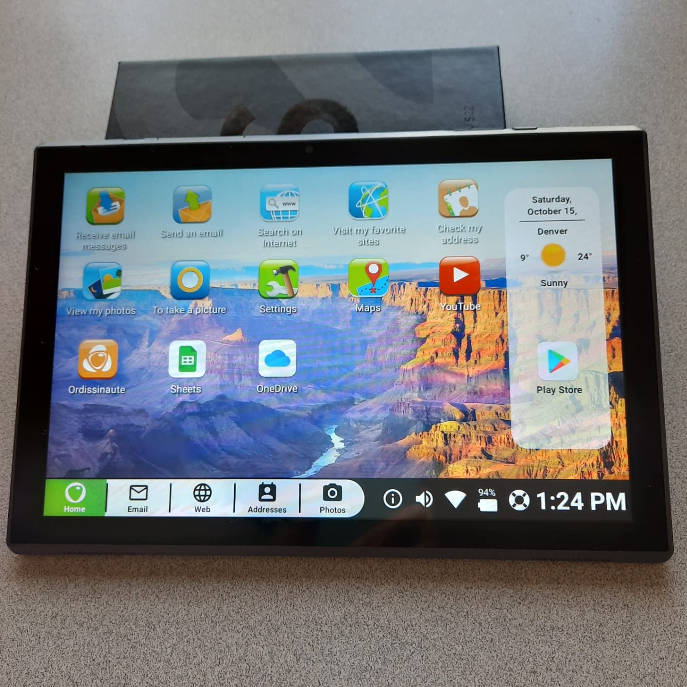 Pix Star Touch Easy to Use Tablet for Seniors, Touch Screen & Simple Interface - WiFi - 10.1 Inches customer photo 1