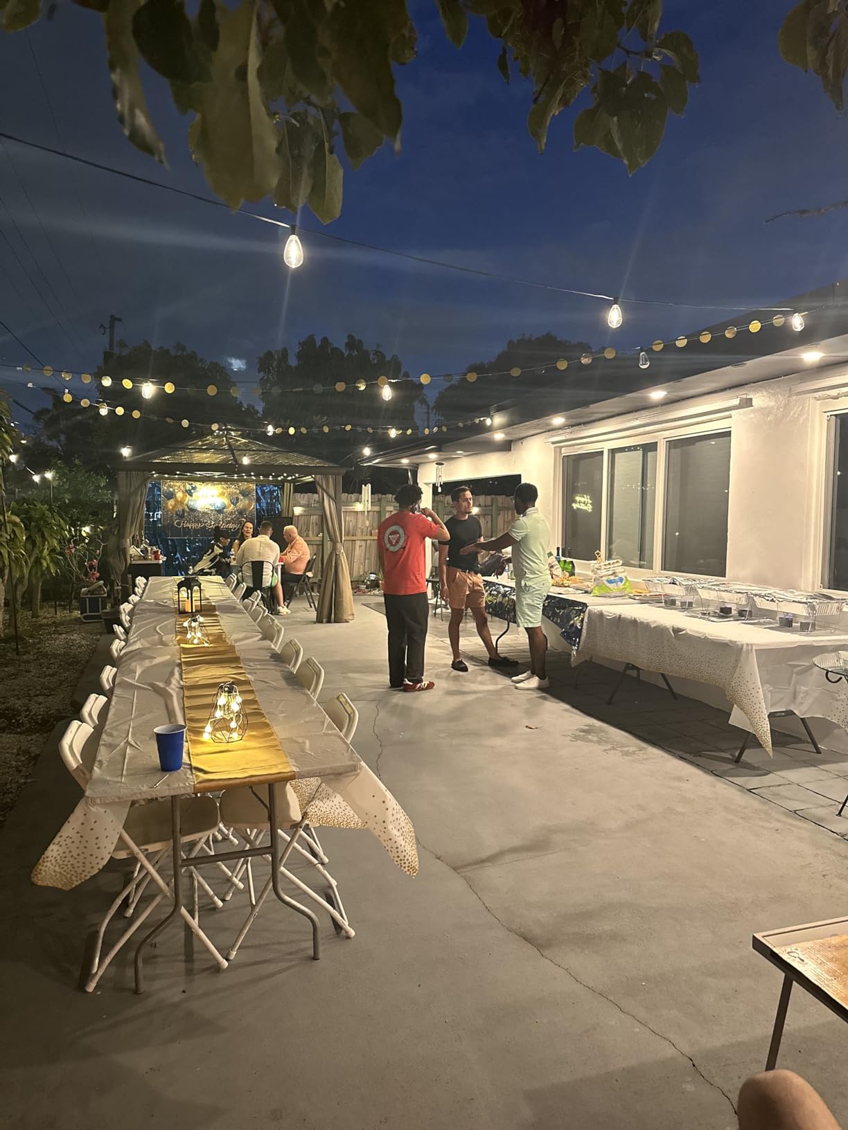 FBZ 100Ft Outdoor Waterproof LED Strip Lights,Music Sync RGB IP65 Led Lights with App Control and Remote,Color Changing Waterproof Led Rope Lights for Outdoor,Balcony,Roof,Garden,Stairs Party customer photo 2