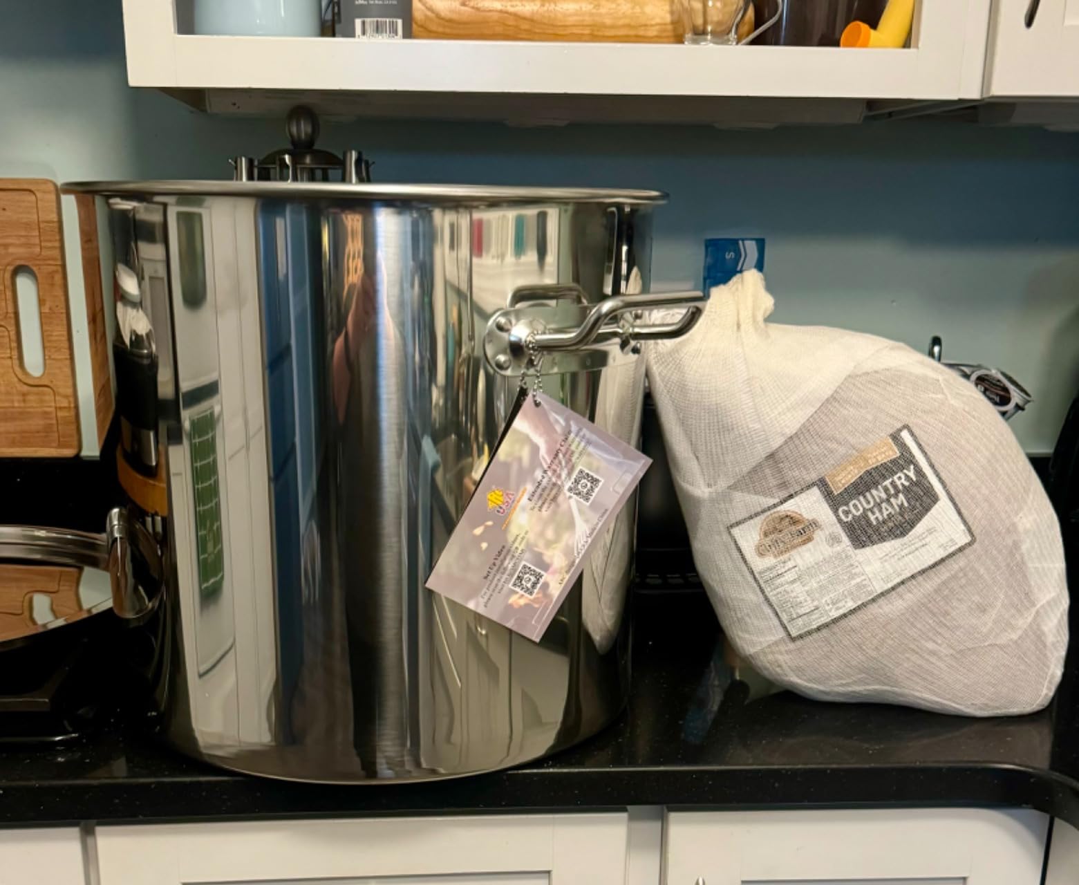 ARC Advanced Royal Champion 40QT Stainless Steel Stockpot for Seafood Crawfish Crab Boil Turkey Fryer Pot with Basket Divider and Hook, Crab Lobster Shrimp Outdoor Cooking and Home Brewing customer photo 1
