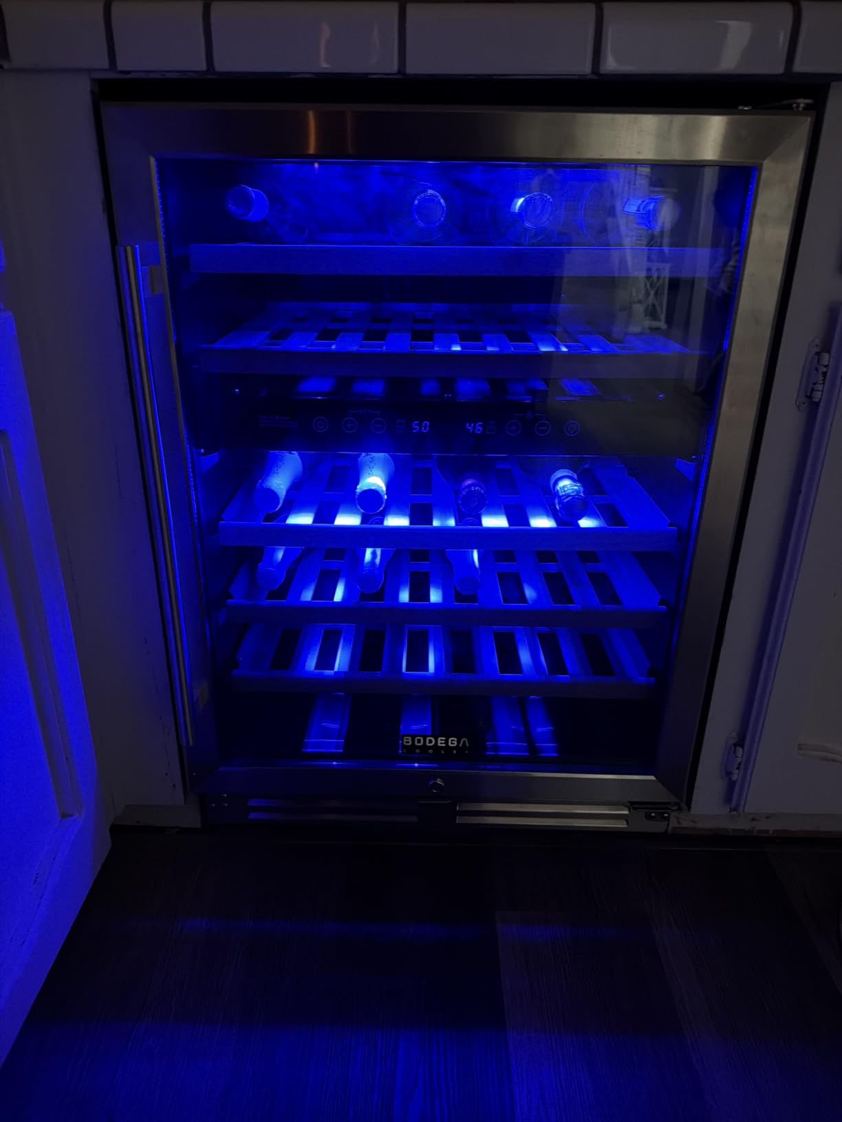 BODEGA 24 Inch Wine Cooler, 154 Bottle Refrigerator, Freestanding Wine Fridge with Intelligent Temperature Memory and Humidity Control customer photo 1