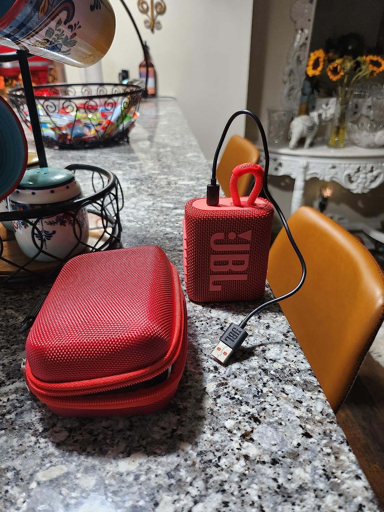 JBL Go 3 Portable Bluetooth Wireless Speaker, IP67 Waterproof and Dustproof Built-in Battery - Squad customer photo 2