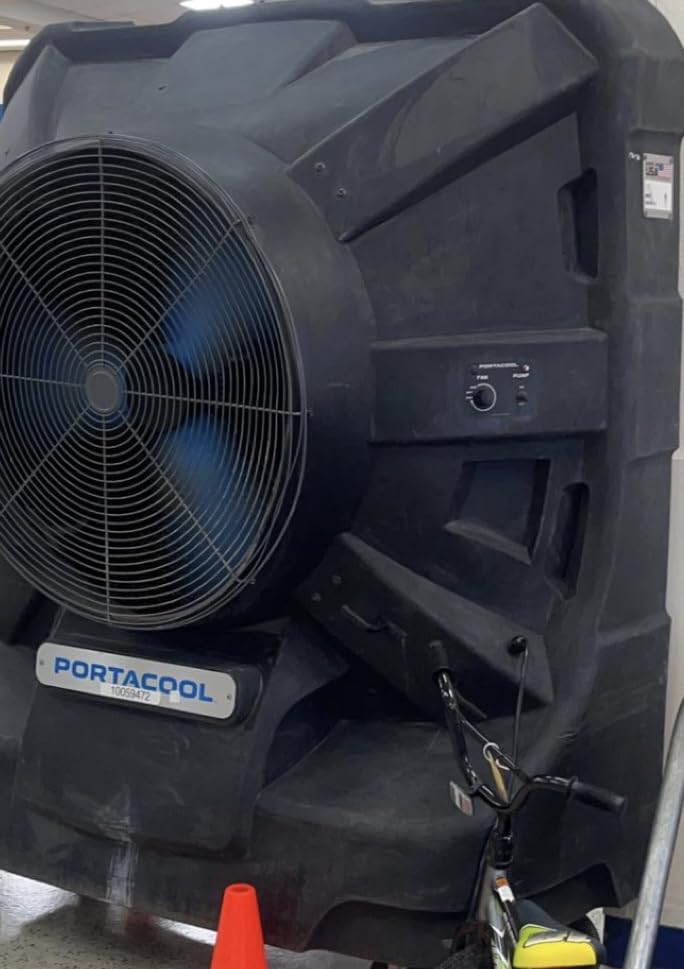 HiCFM 13000 CFM 30 inch Heavy Duty High Velocity Barrel Floor Drum Fan With Powerful 1/3HP Motor, 9ft Cord, 5in Solid Wheels for Workshop, Garage, Commercial or Industrial rooms - UL Safety Listed customer photo 2