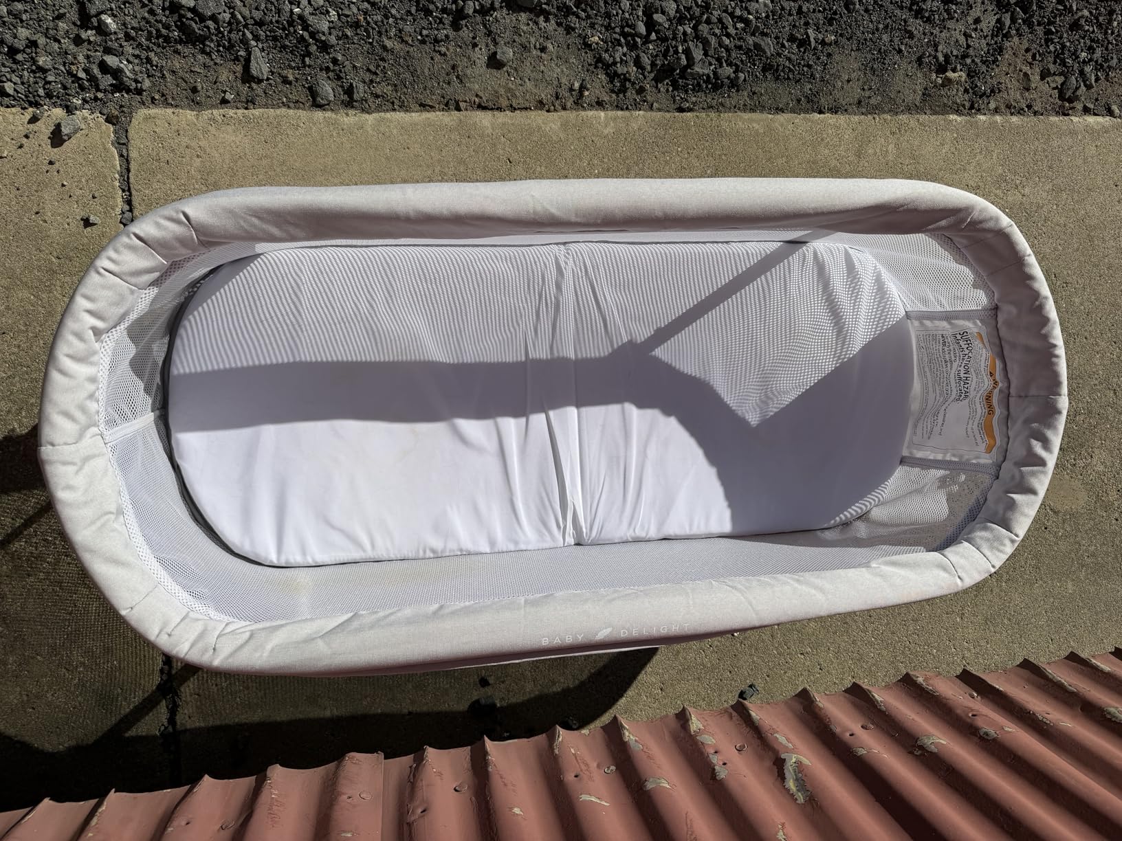 Baby Delight Snuggle Nest Bassinet, Portable Baby Bed, for Infants 0 - 5 Months, Driftwood Grey customer photo 1