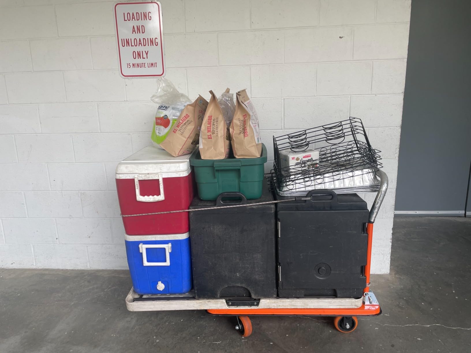 Platform Truck Heavy Duty Cart, 1100Lbs Hand Truck Push Cart Dolly with 5'' 360 Degree Swivel Wheels for Loading and Storage 36x24Inch customer photo 2