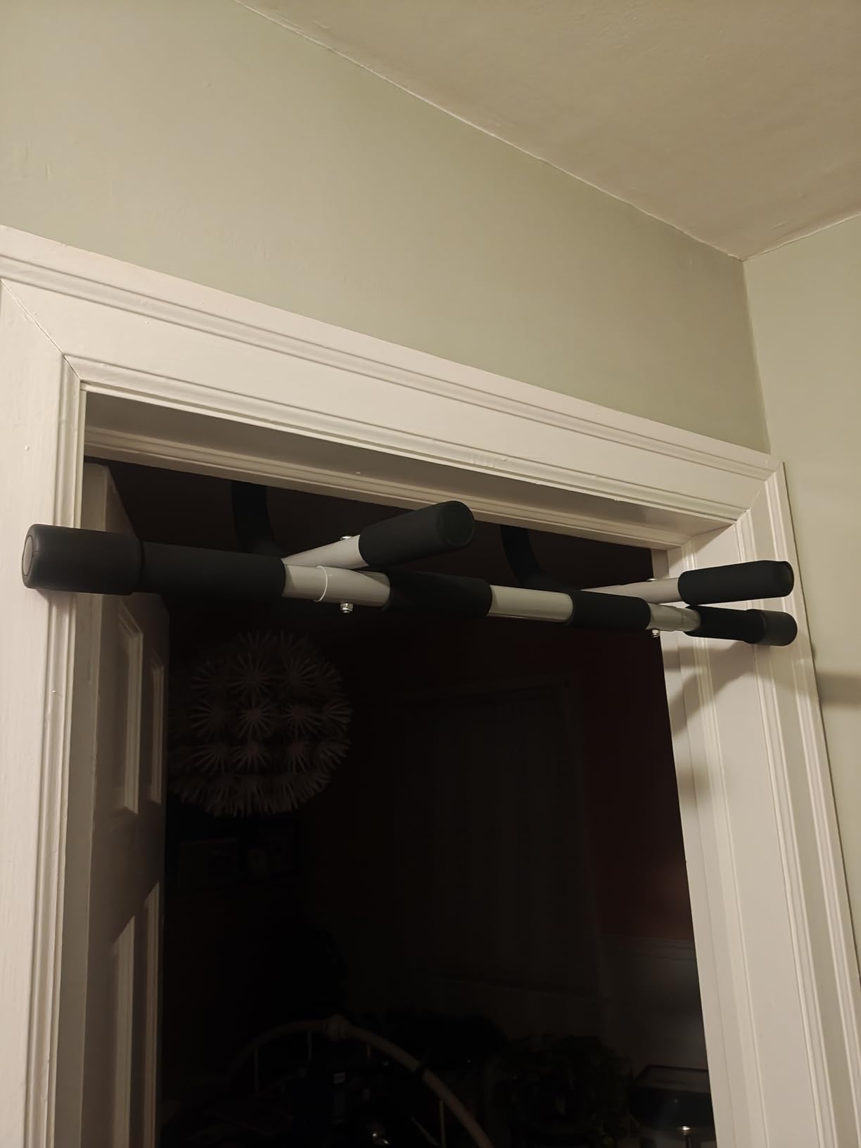 Ally Peaks Pull Up Bar for Doorway, Multiple Levels Width Adjustable Pull Up Bar Accurately Match Wide and Narrow doorframe, Indoor Chin-Up Bar Workout Bar, USA Original Patent customer photo 1