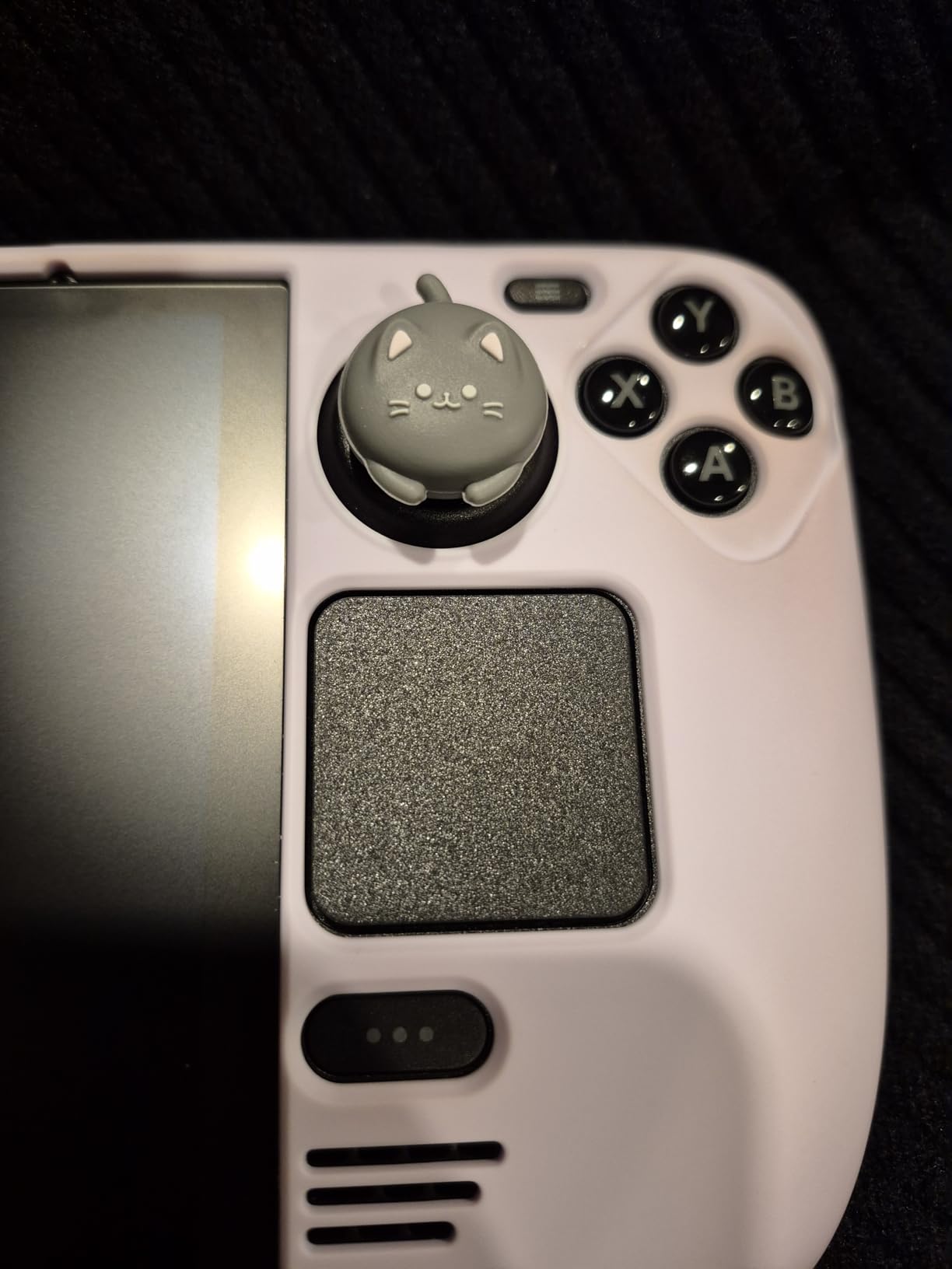 PlayVital Thumb Grip Caps for Steam Deck LCD/OLED - Cutie Kitty Design customer photo 1