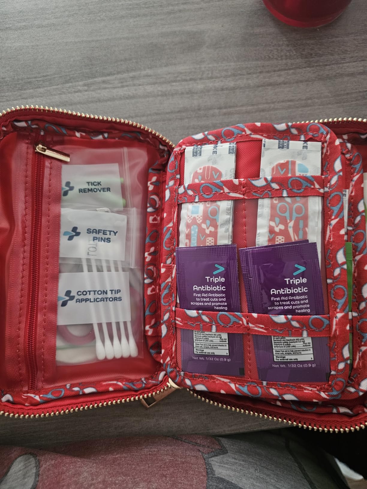 KeepGoing Travel First Aid Kit for Kids - 130 Pc. for Car, Home, Purse, Diaper Bag & Backpack with Latex-Free Bandages - Mini First Aid Kit Travel Size TSA-Approved customer photo 1
