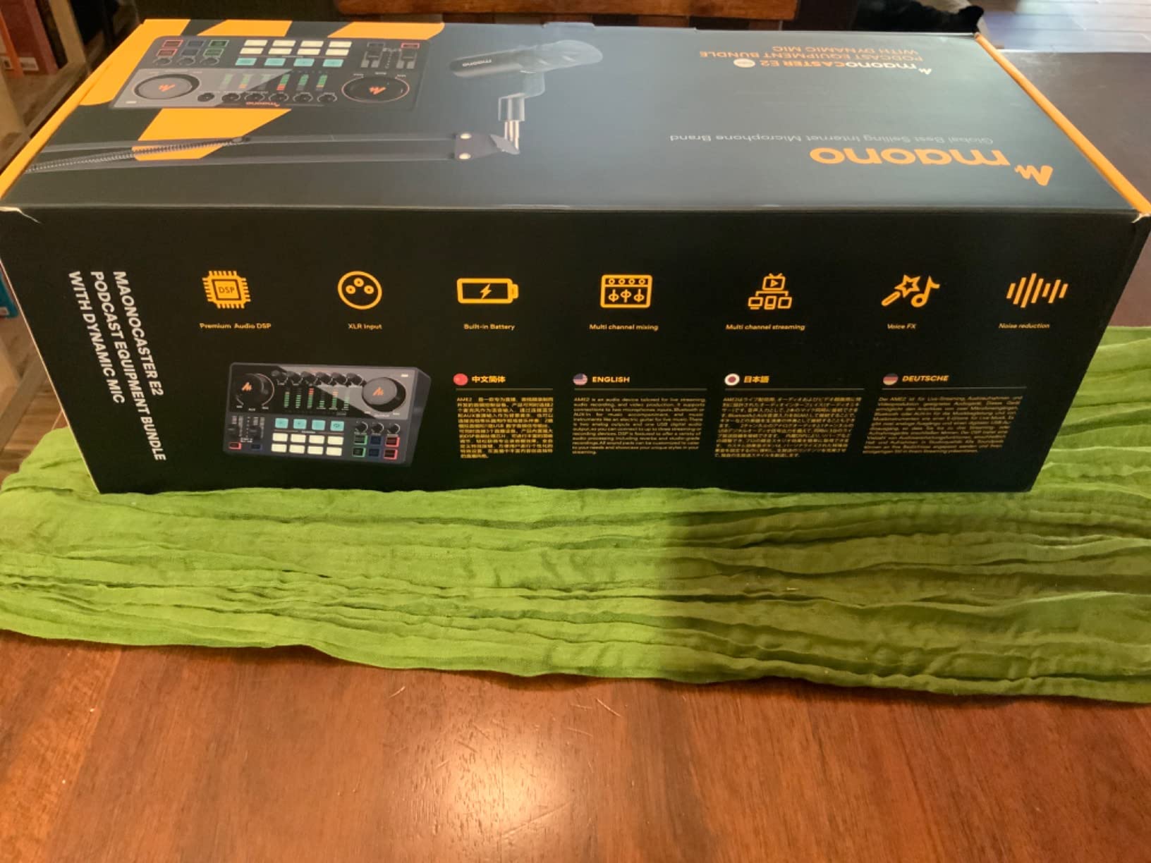 MAONO Podcast Equipment Bundle 10 Channel Audio Interface and XLR Dynamic Microphone MaonoCaster with Pro-preamp, 48V, Bluetooth for Podcast, Streaming, TikTok, Youtube, PC, Smartphone customer photo 2