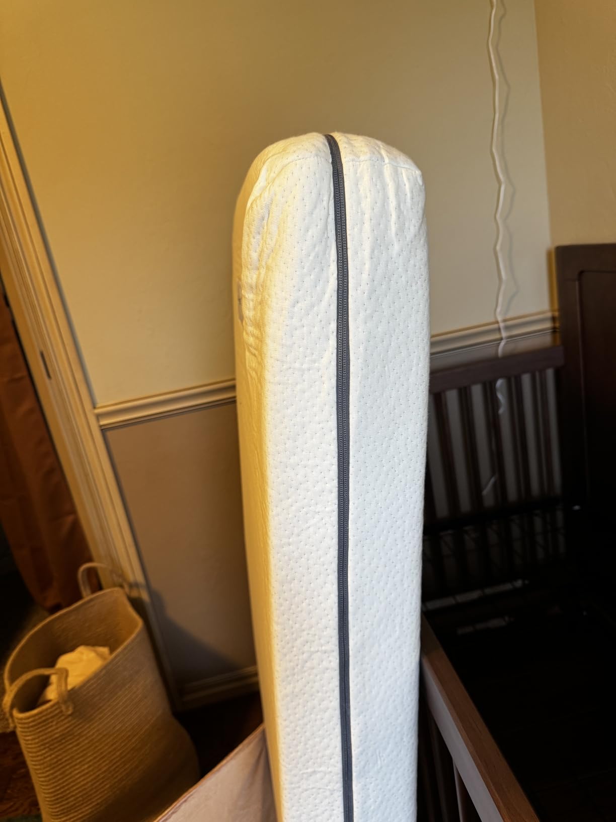 Organic Cotton Dual-Sided Crib Mattress | 2-Stage Premium Memory Foam CertiPUR-US Hypoallergenic Baby Mattress, Firm Support for Infant, Cooling Gel for Toddler, Waterproof Washable Cover, 52x27.5x5.5 customer photo 2