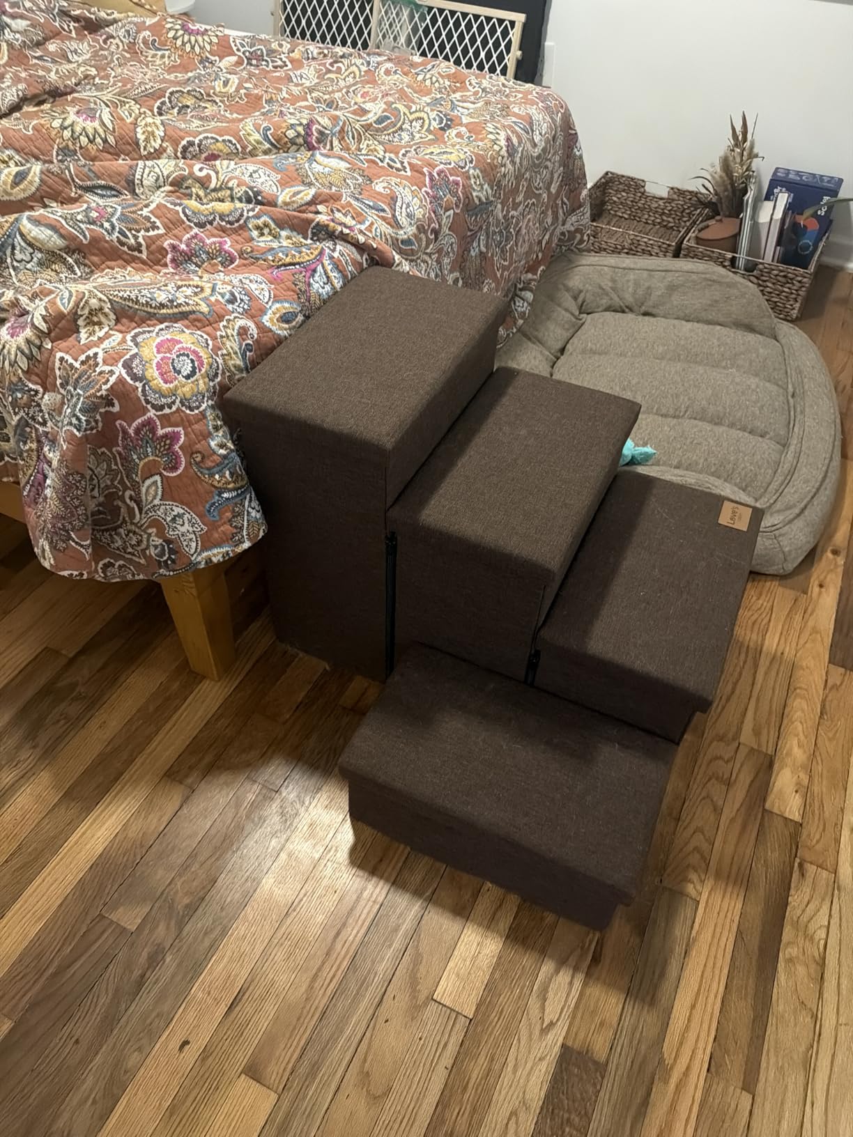 Love's cabin Dog Stairs for High Bed 18