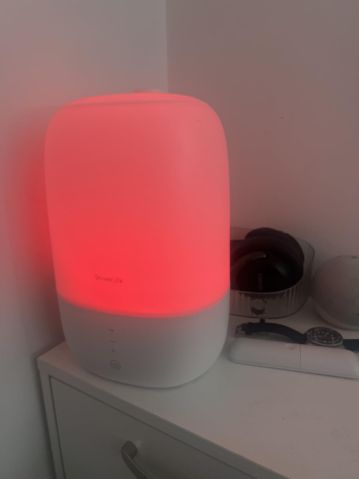 GoveeLife Smart Humidifiers for Bedroom, 3L Top Fill Cool Mist Humidifier with Essential Oil Diffuser, Humidity Control, WiFi Air Humidifier with Night Light customer photo 1