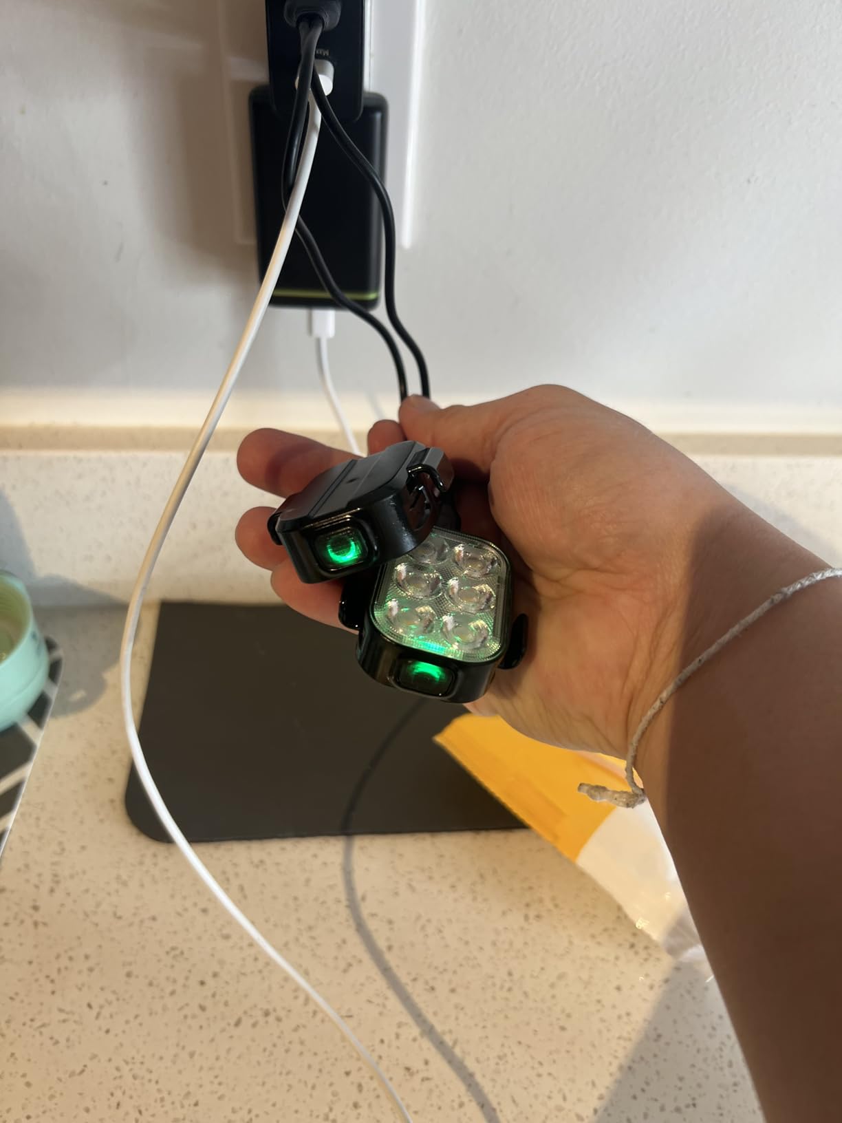 Zewdov Bike Lights for Night Riding, USB Rechargeable Bike Lights Front and Back, Waterproof IP65 Bicycle Light, 4+6 Modes Bike Headlight and Tail Light Set,1.5 Hrs Fast Charging, Easy to Install customer photo 2