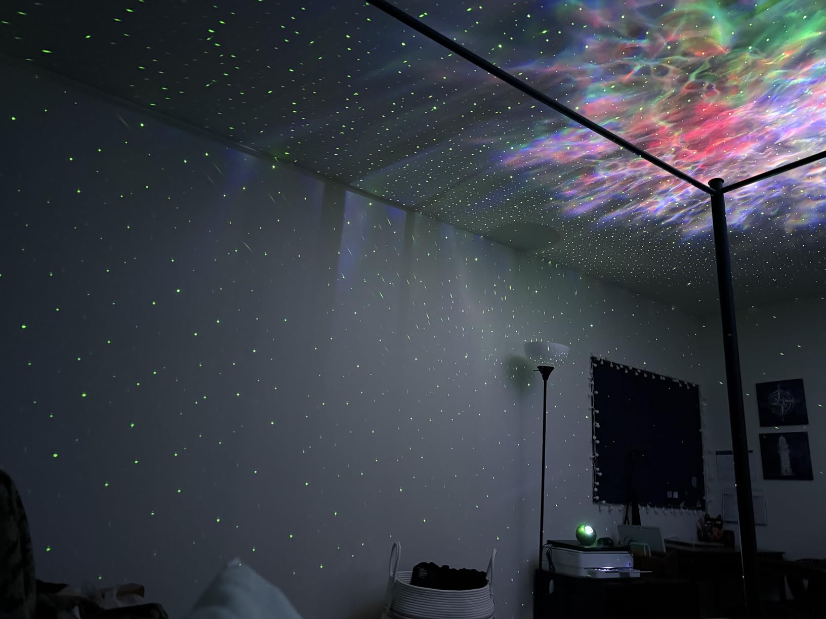 Galaxy Projector for Bedroom Star Projector for Bedroom, 15-Color 15 White Noise Sound Machine for Sleep Galaxy Light Projector for Bedroom, Bluetooth Ceiling Star Lights for Bedroom, Teen Girl Gifts Boy customer photo 1