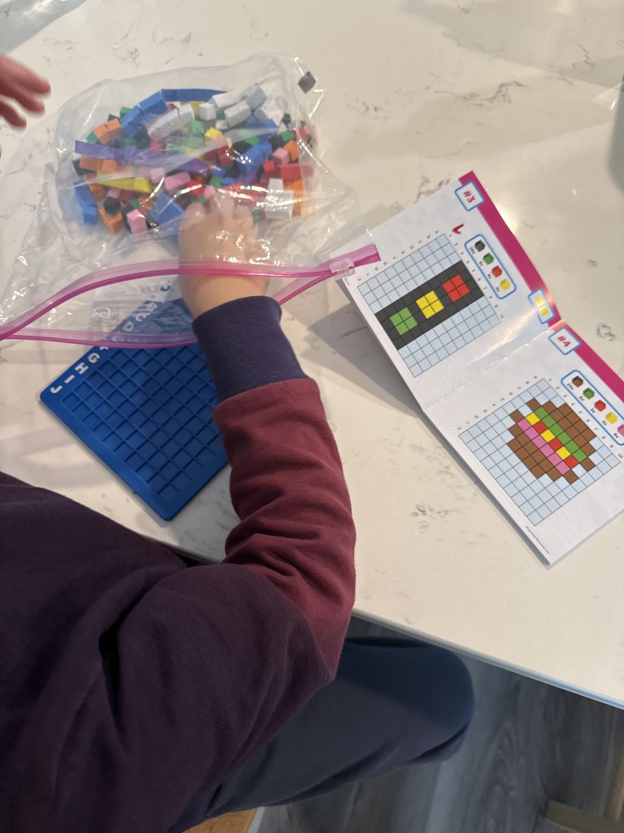 Learning Resources STEM Explorers Pixel Art Challenge - Science Kits & STEM Activities for Kids, Pattern Blocks customer photo 1