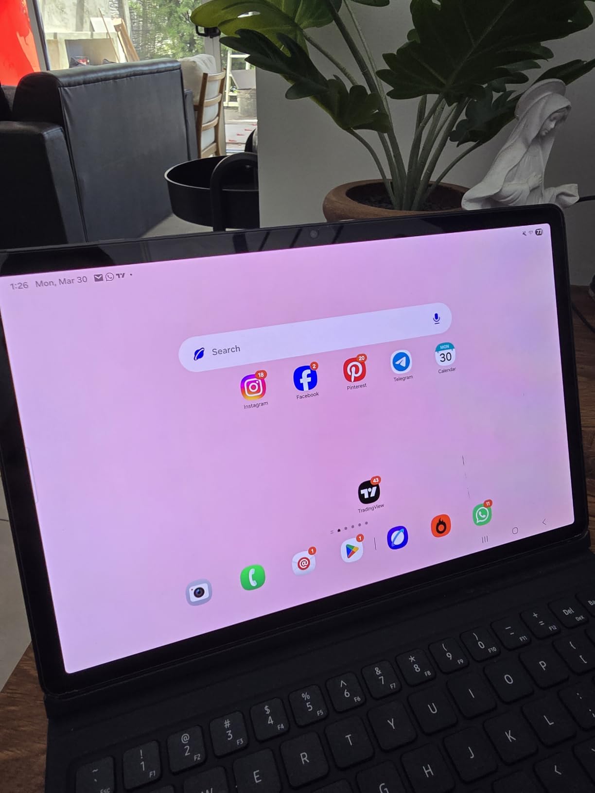 Samsung Galaxy Tab S9 11 inch 256GB WiFi 7 Android AI Tablet, Snapdragon 8 Gen 2 Processor, AMOLED Screen, Durable Design, S Pen Included, Long Battery Life, Auto Focus Camera, US Version, 2023, Graphite customer photo 1
