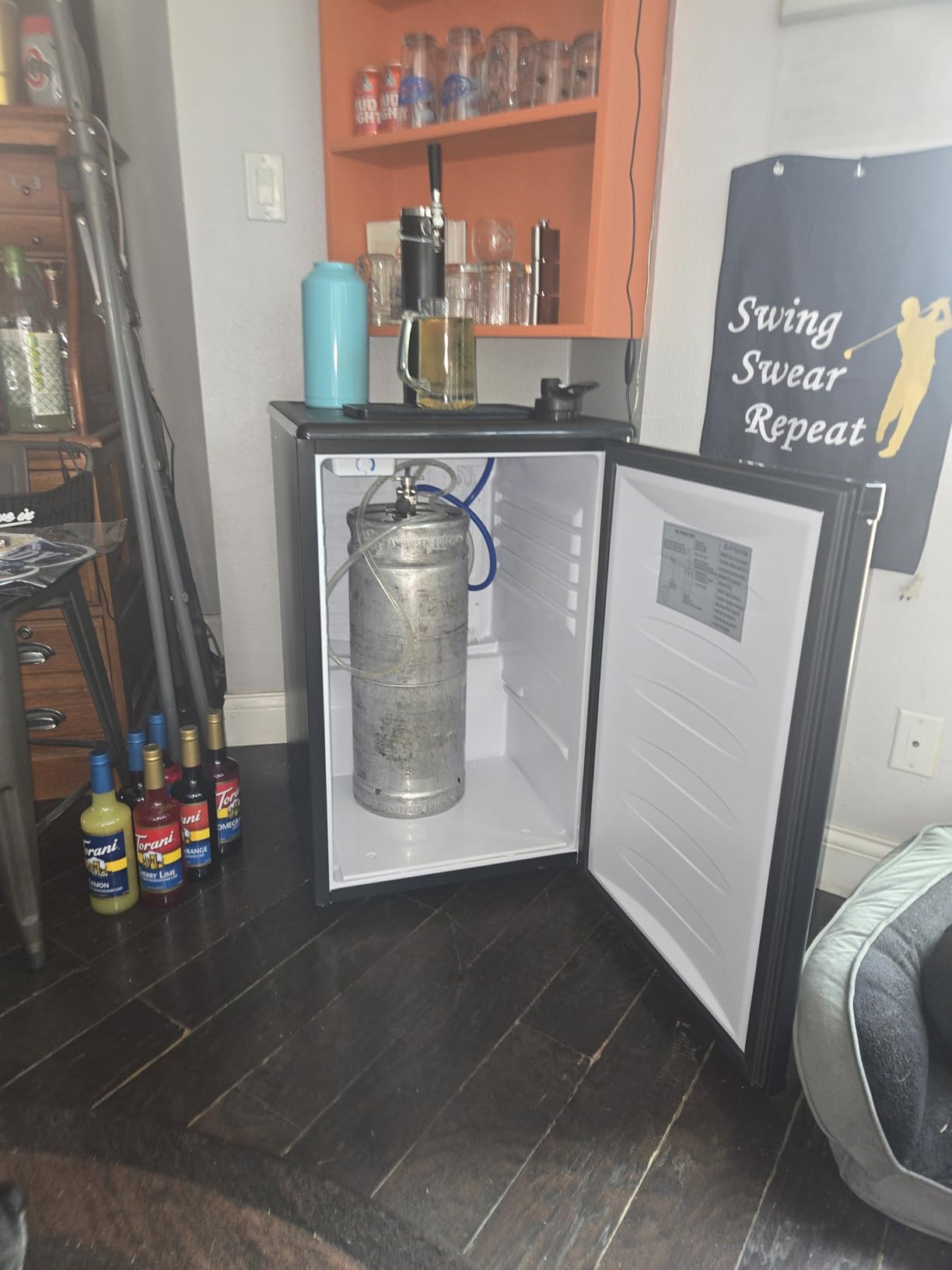 VEVOR Beer Kegerator, Single Tap Commercial Draft Beer Dispenser for D System, Full Size Keg Refrigerator customer photo 1