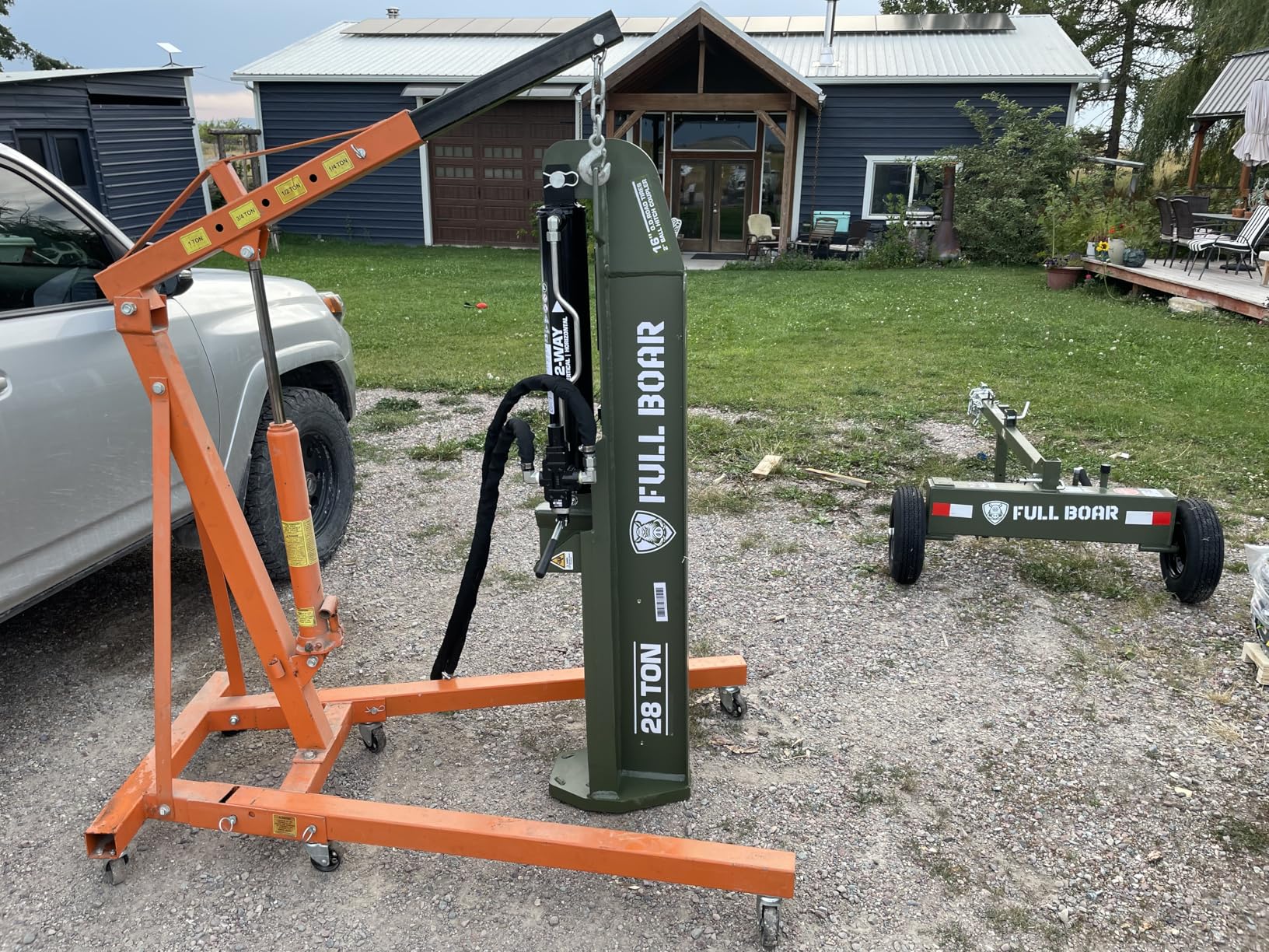 28 Ton Log Splitter-Full Boar Engine 212cc (49 State) customer photo 2