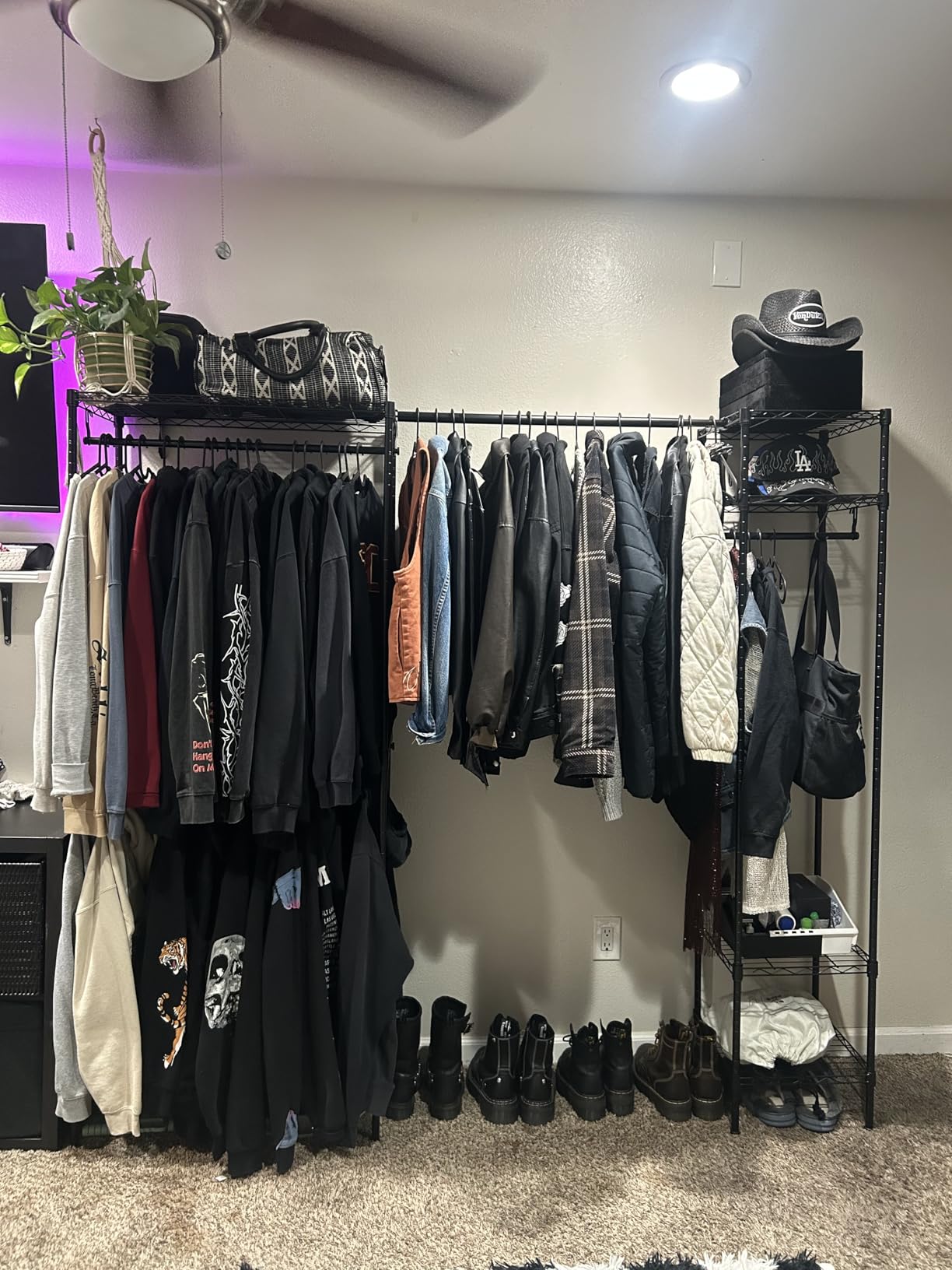 Ulif E10 Clothes Rack Freestanding Clothing Racks for Hanging Clothes, Adjustable Closet Organizer System, Max Load 800LBS customer photo 1