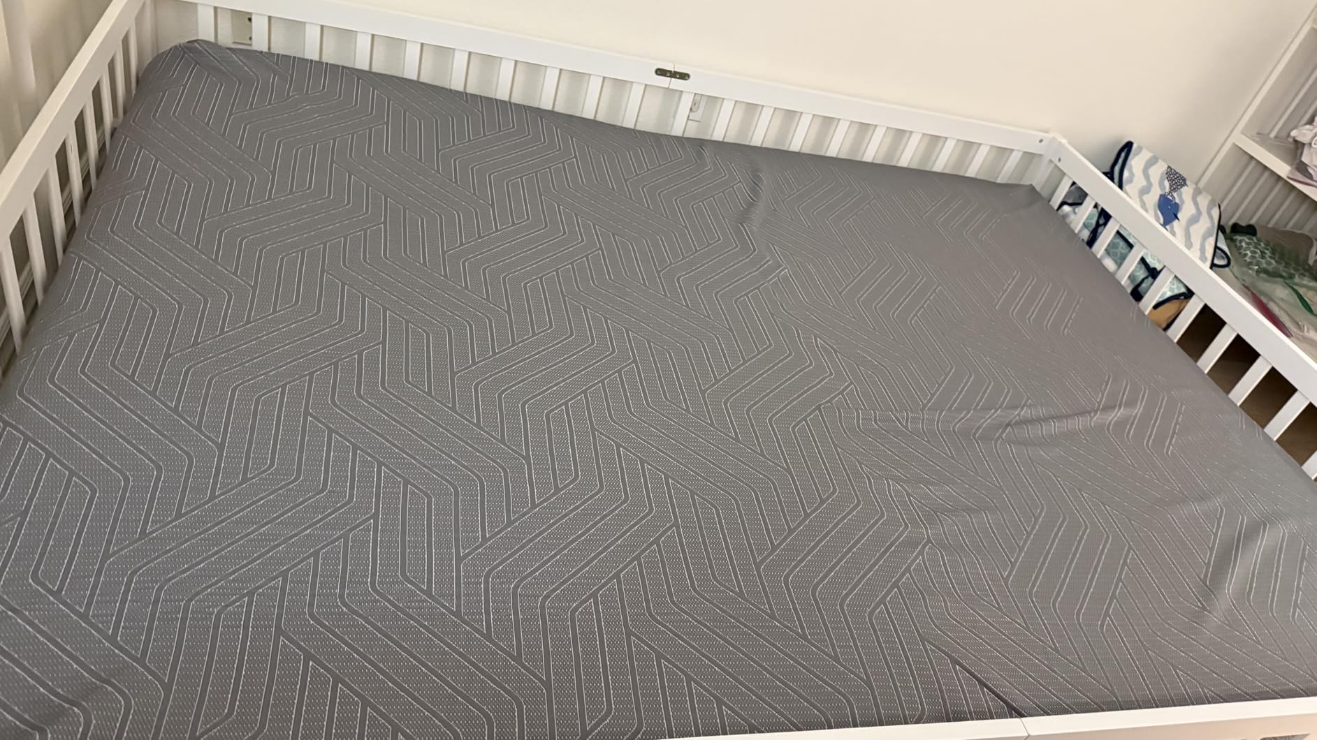 EGOHOME 14 inch Firm King Mattress, Memory Foam Mattress with Cooling Cover, Bed in a Box, CertiPUR-US Certified, Breathable and Supportive, Made in USA, 76''x80''x14'' Black customer photo 1