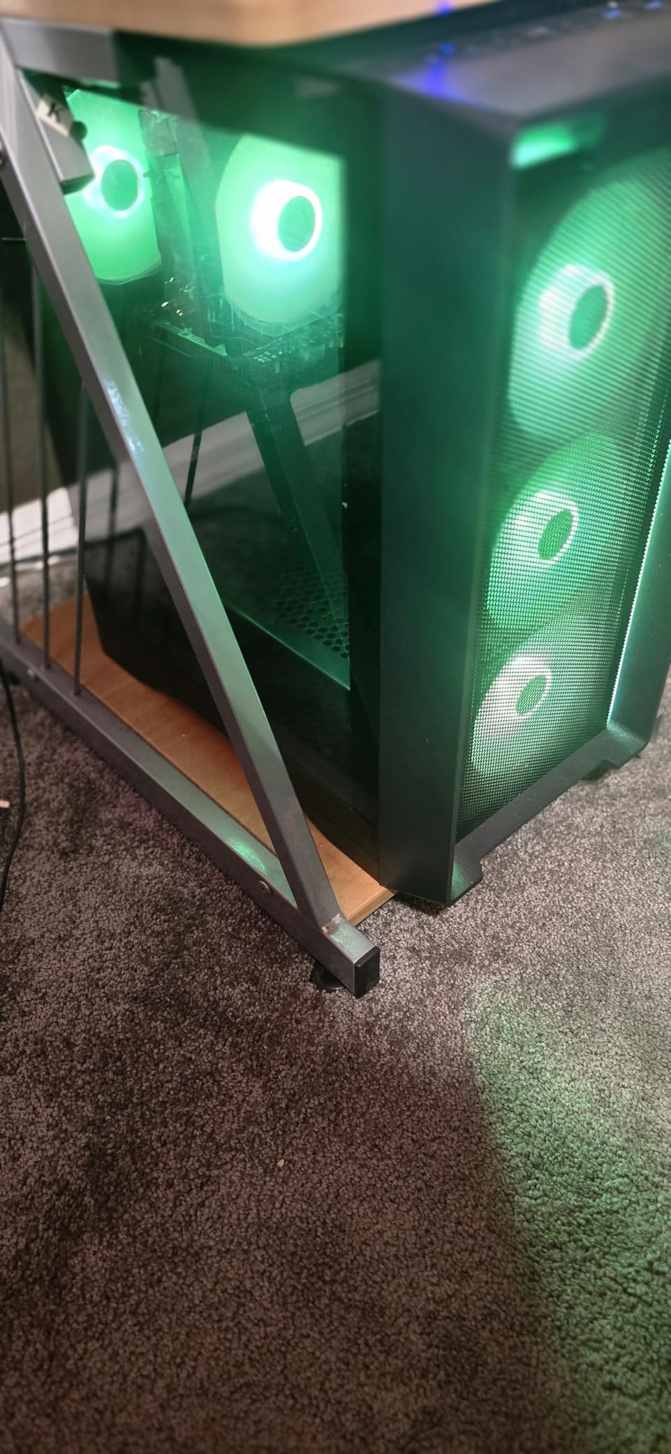 Nebula Gaming PC Desktop - AMD Ryzen 5 3600 3.6 GHz, NVIDIA GTX 1650, 500GB NVME SSD, 16GB DDR4 RAM 3200, 600W Gold PSU, 11AC Wi-Fi, Windows 11 Home 64-bit, Black customer photo 1