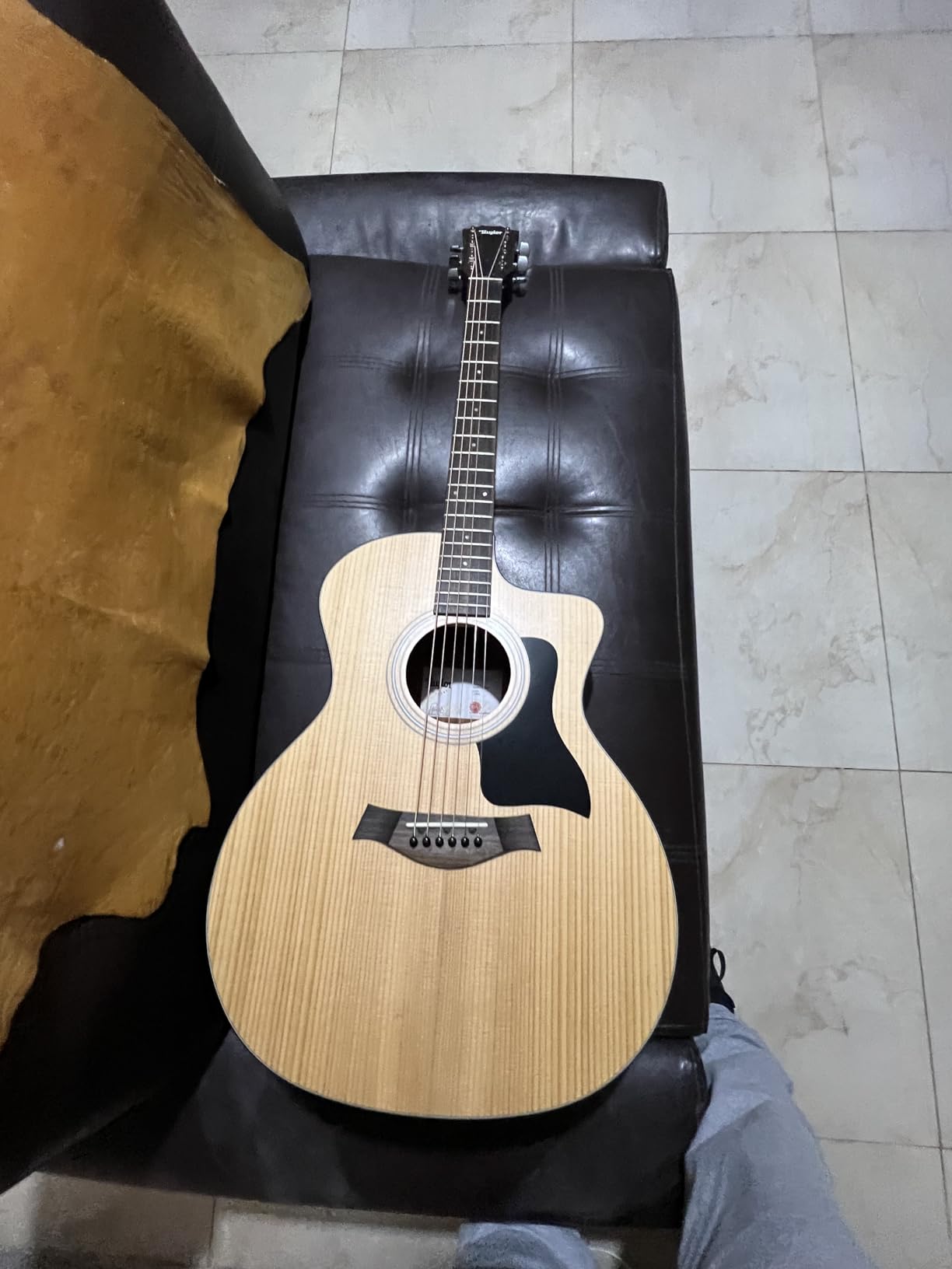 Taylor 114ce Acoustic-Electric Guitar - Natural customer photo 2