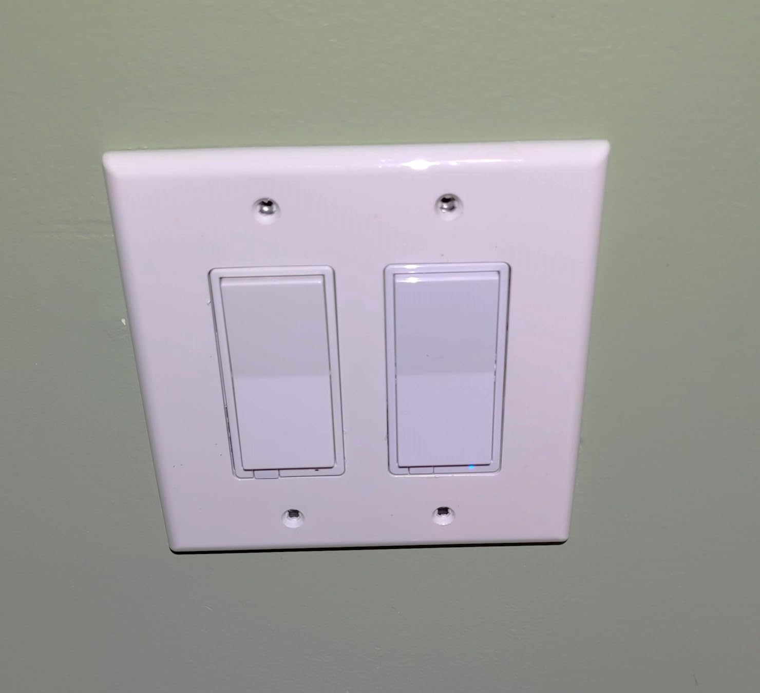 Enbrighten Z-Wave Light Dimmer Switch, QuickFit & SimpleWire, 3-Way Ready, Alexa & Google Assistant Compatible, Hub Required, Repeater, White & Almond, 700 Series (58438) customer photo 1
