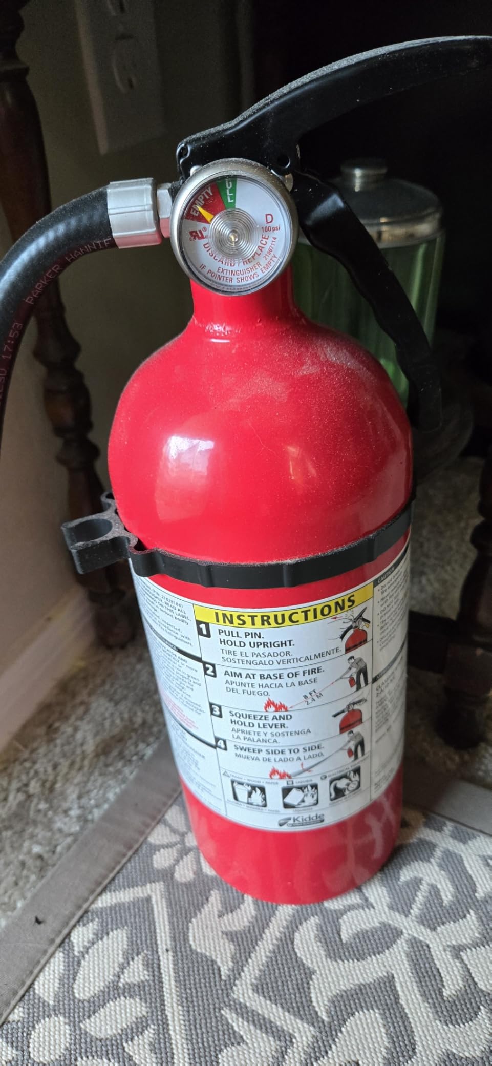 Kidde Fire Extinguisher for Home, For Residential and Living Area Use, 2A10BC customer photo 2