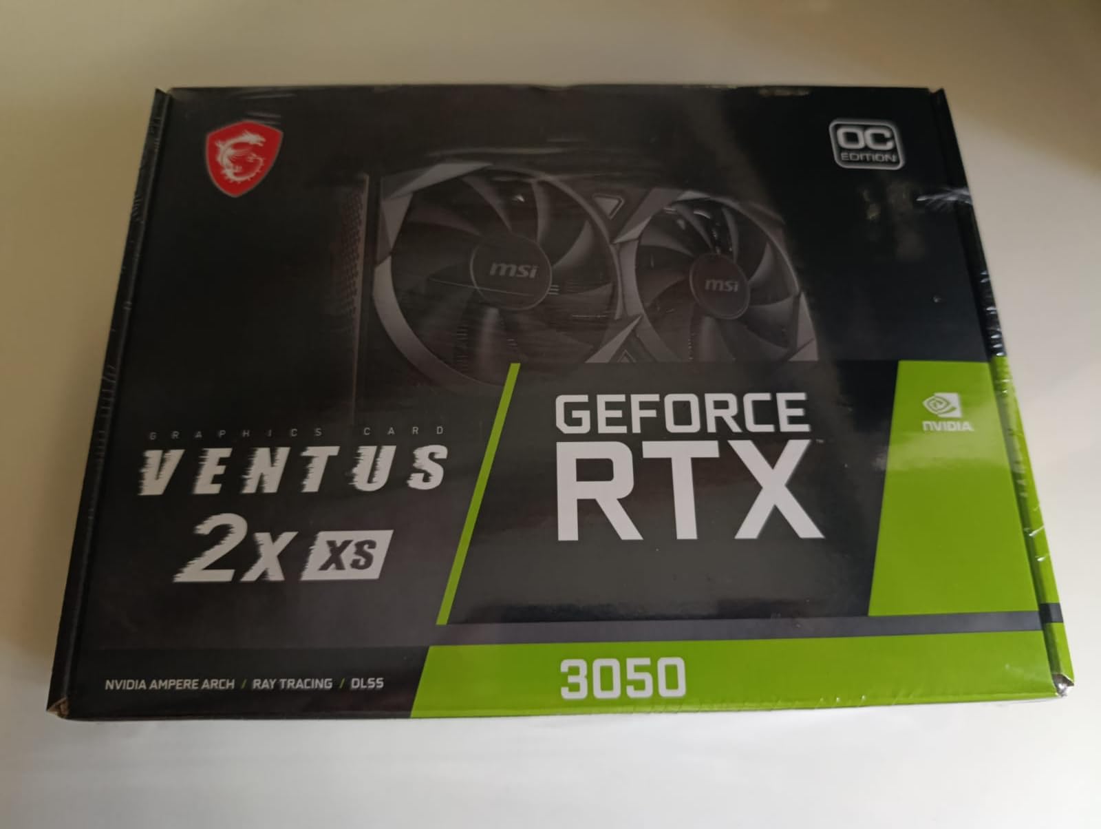 MSI Gaming GeForce RTX 3050 8GB GDRR6 Boost Clock: 1807 MHz 128-Bit HDMI/DP PCIe 4 Torx Twin Fans Ampere OC Graphics Card customer photo 2