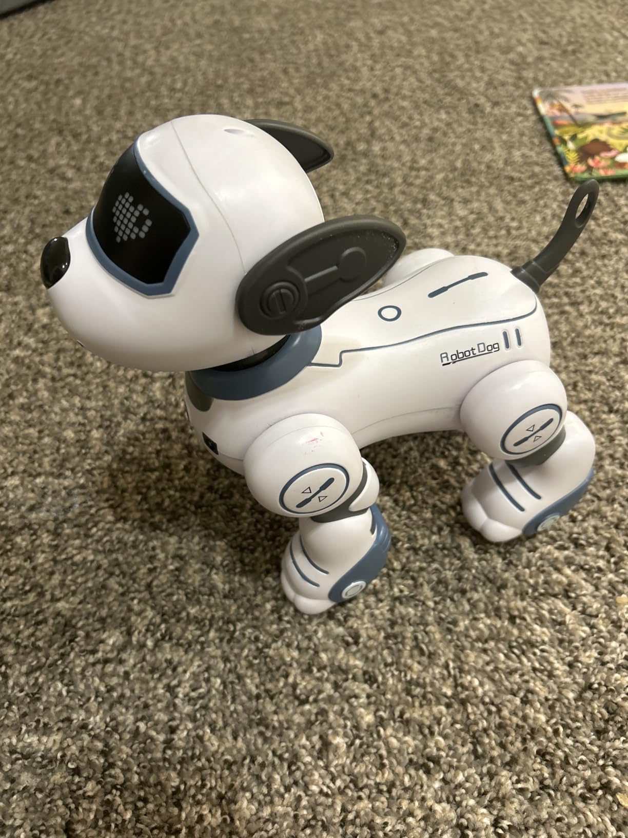 VATOS Remote Control Robot Dog Toy for Kids - Interactive Touch & Follow 17 Functions Robot Dog Pet, Programmable Smart Walking Puppy Intelligent Dancing RC Robot Toys for Girls 3-12 Birthday Gifts customer photo 1