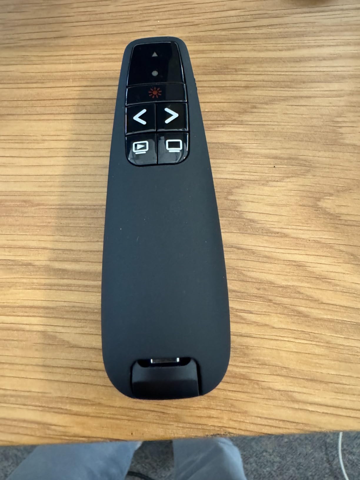 Wireless Presentation Clicker PowerPoint Presenter Remote : USB Type C Clicker with Red Laser Pointer Long Range PPT Control - Power Point Google Slide Advancer for Mac Laptop PC Computer Keynote customer photo 1