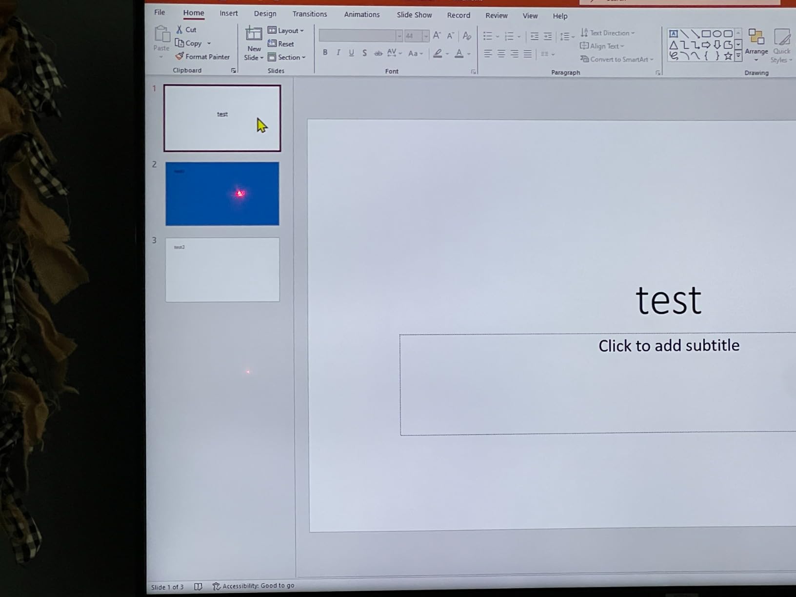 Wireless Presentation Clicker PowerPoint Presenter Remote : USB Type C Clicker with Red Laser Pointer Long Range PPT Control - Power Point Google Slide Advancer for Mac Laptop PC Computer Keynote customer photo 2