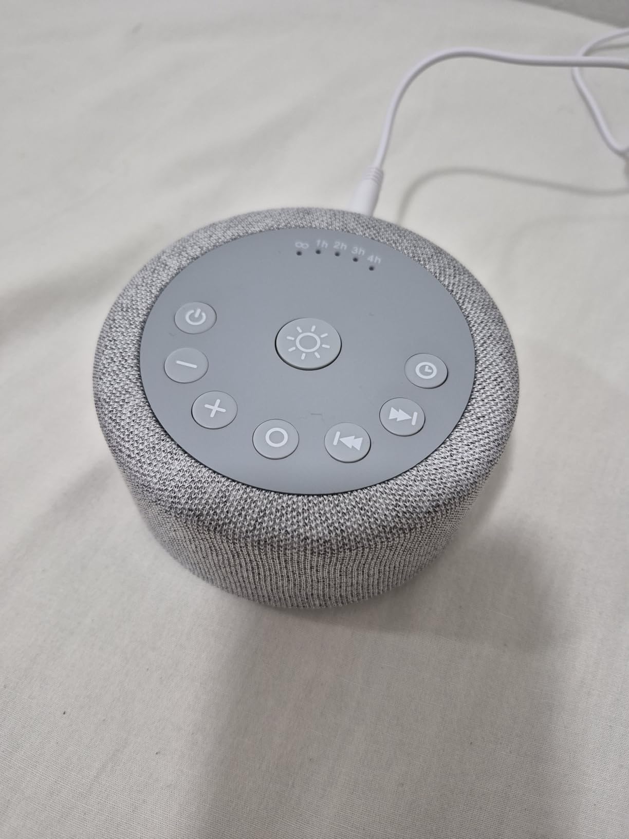 Sound Machine Night Light White Noise Brown Noise Machine 30 Non Looping Sounds 12 Lights 5 Timers 36 Adjustable Volume Memory Function Sleep Sounds Machine for Baby Kids Adult & Home Office Travel customer photo 1