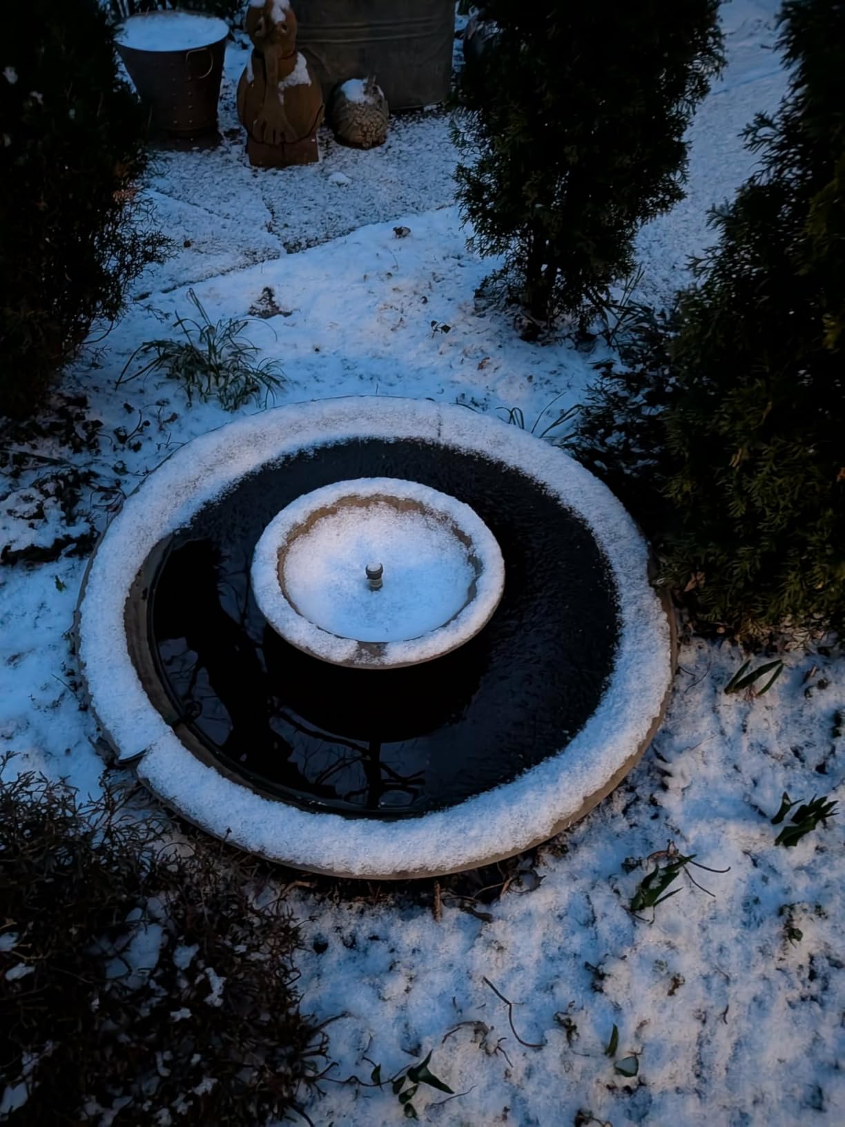 Saillong Bird Bath Deicer Heated Rock 80W Submersible Decorative De Icer customer photo 1
